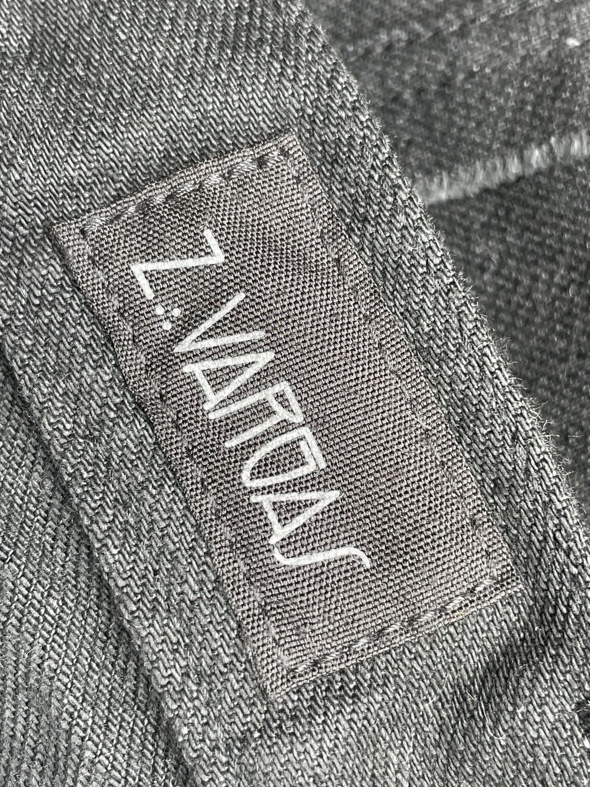 Japanese Brand Z.Vargas Punk Inspired Custom Distressed Denim Size US 31 - 16 Thumbnail
