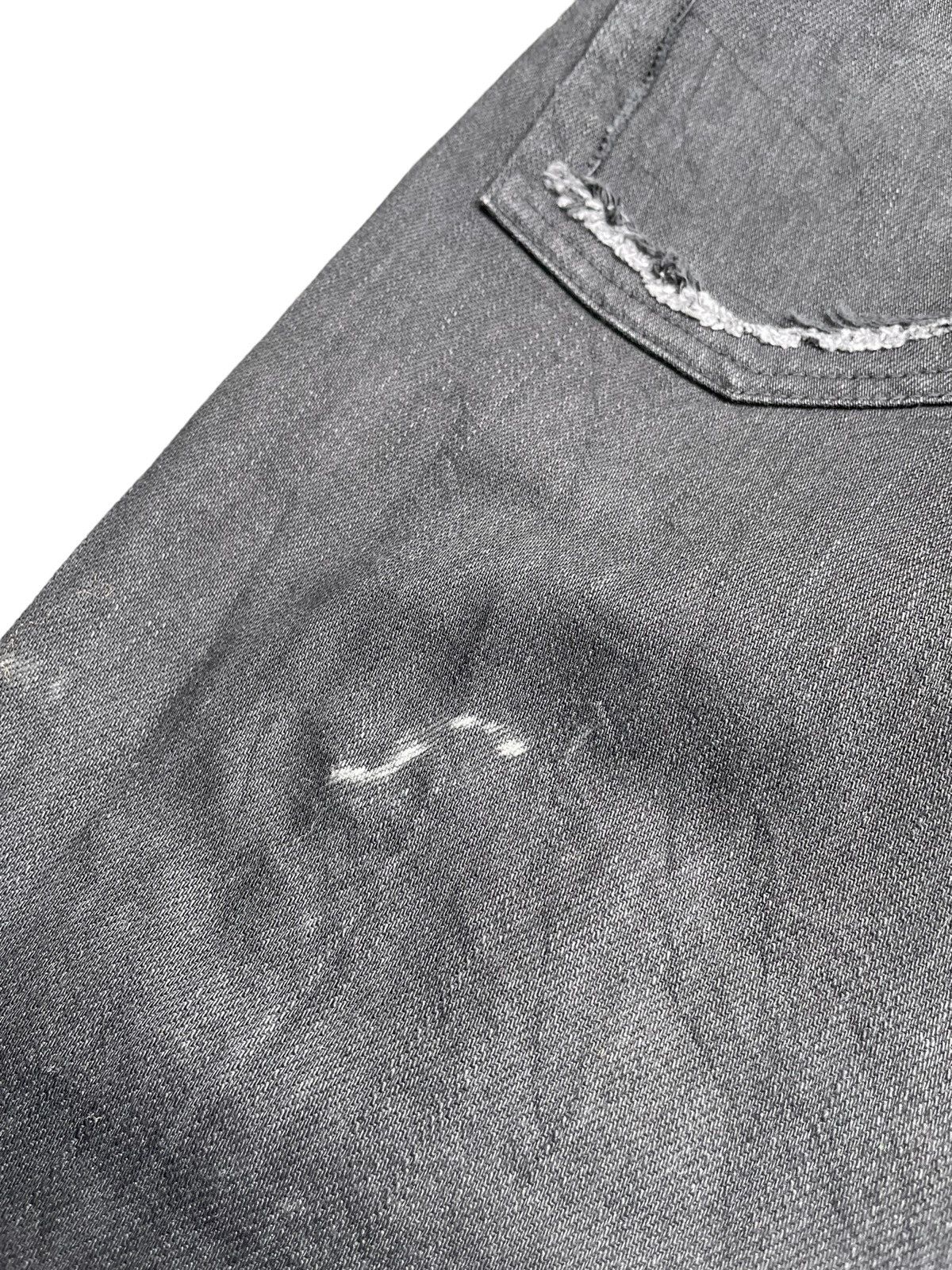 Japanese Brand Z.Vargas Punk Inspired Custom Distressed Denim Size US 31 - 13 Thumbnail