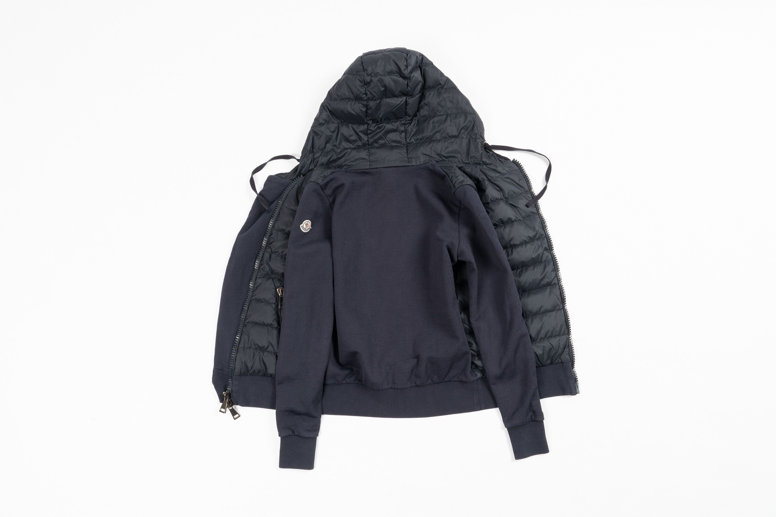 📌Moncler Maglia Cardigan Wmns Full Zip Navy Down Hoodie