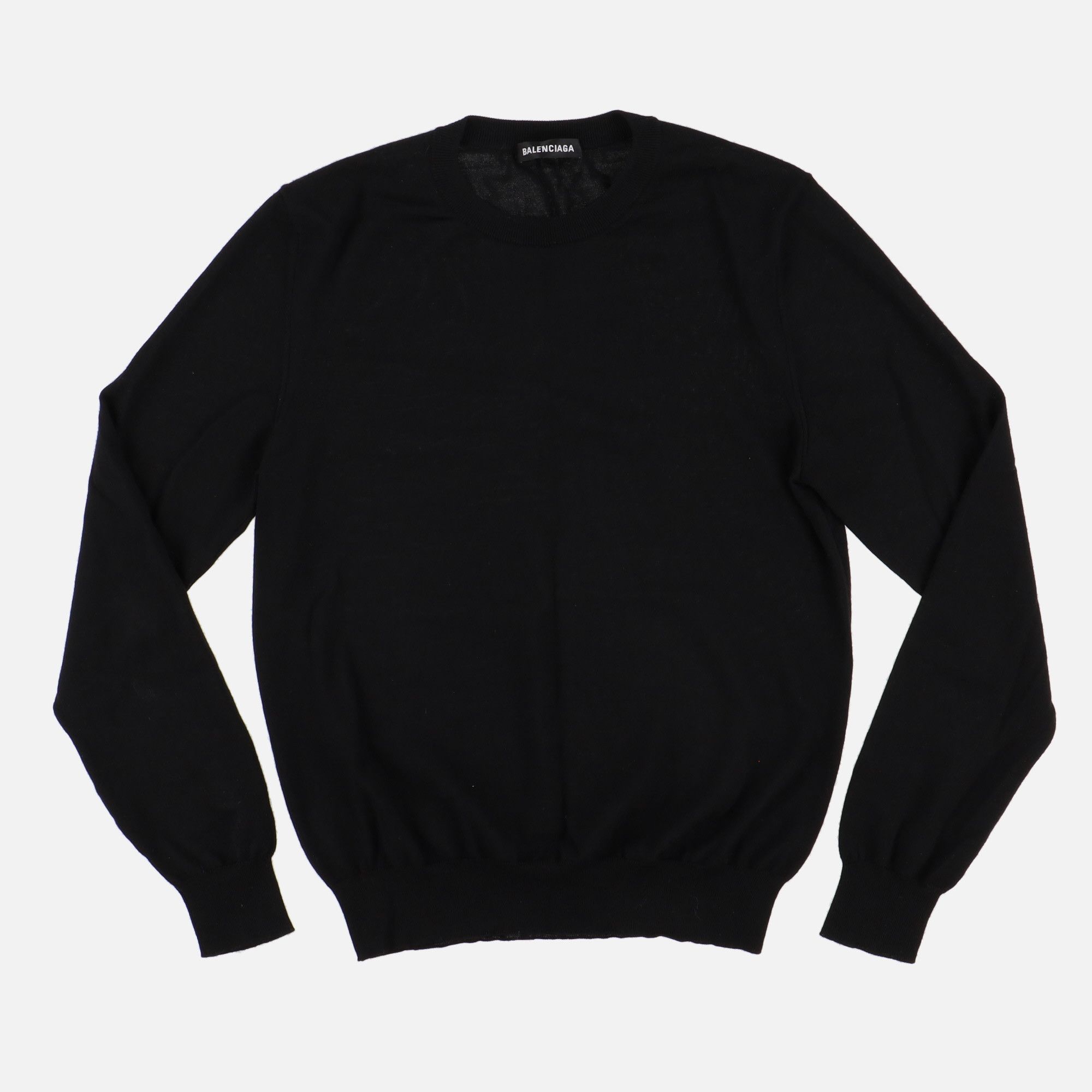 Balenciaga Blue BB Logo Jacquard Wool Sweater Size US XS / EU 42 / 0 - 4 Thumbnail