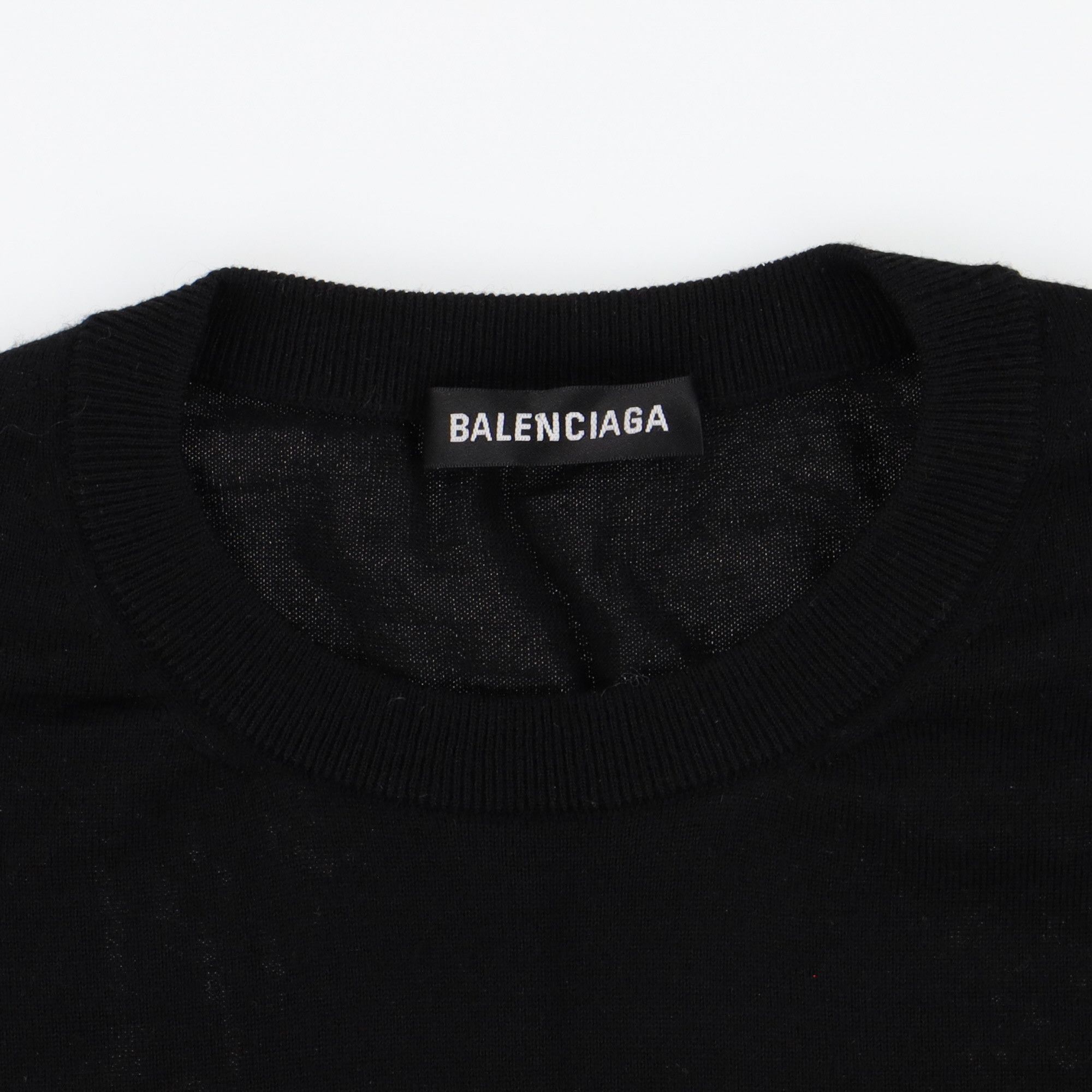 Balenciaga Blue BB Logo Jacquard Wool Sweater Size US XS / EU 42 / 0 - 5 Thumbnail
