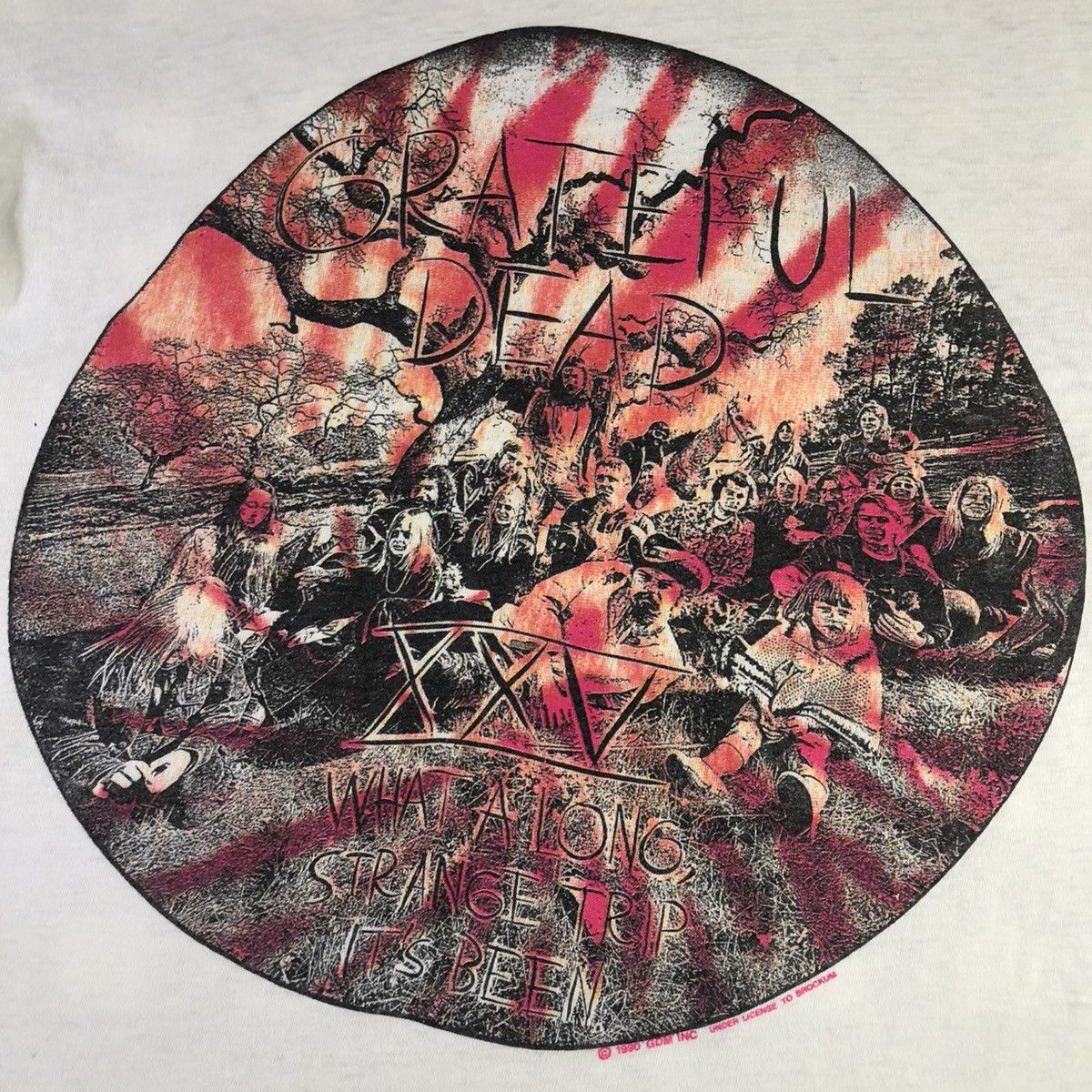 Band Tees Grateful Dead 1990 Spring Tour What A Long Trip Vintage Tee Size US XL / EU 56 / 4 - 3 Thumbnail
