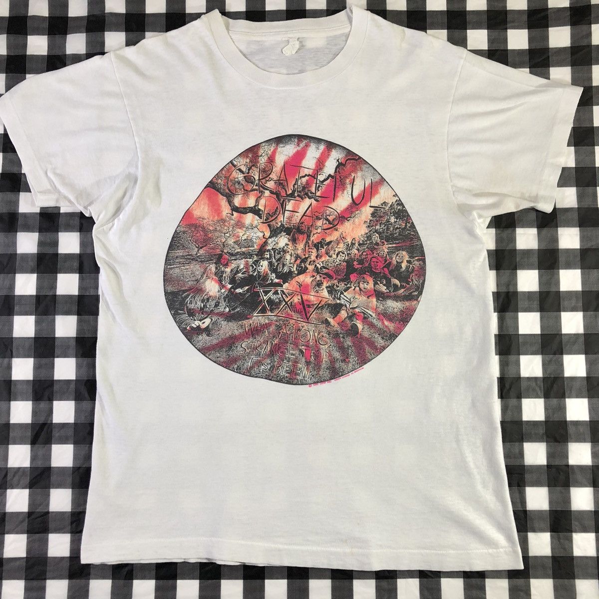Band Tees Grateful Dead 1990 Spring Tour What A Long Trip Vintage Tee Size US XL / EU 56 / 4 - 1 Thumbnail