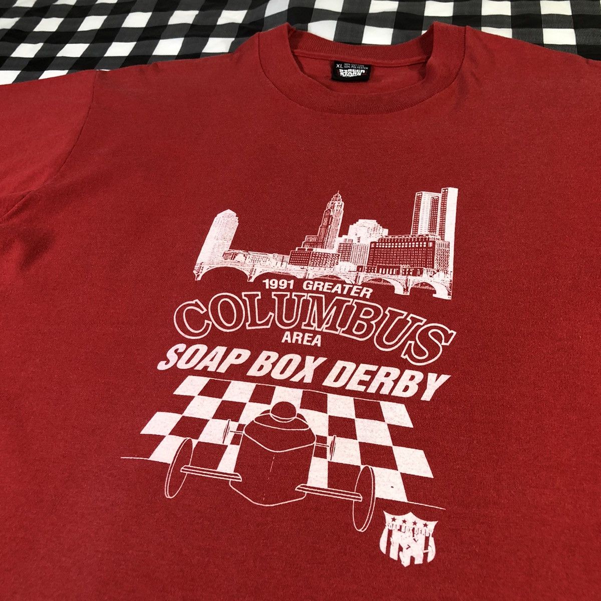 Honda × Vintage Honda Soap Box Car Derby Columbus 1991 Civic Vintage Tee Size US XL / EU 56 / 4 - 3 Thumbnail
