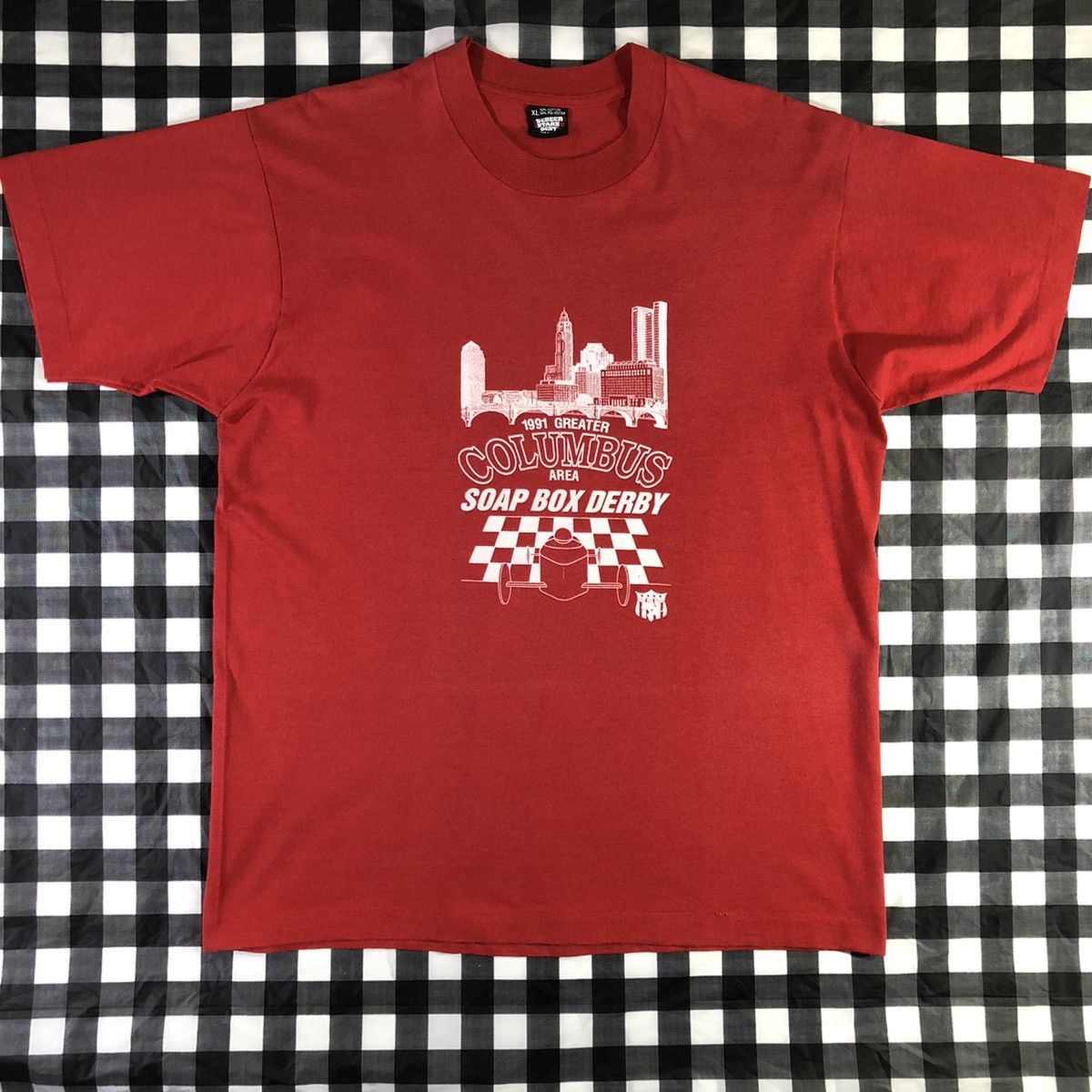 Honda × Vintage Honda Soap Box Car Derby Columbus 1991 Civic Vintage Tee Size US XL / EU 56 / 4 - 1 Thumbnail