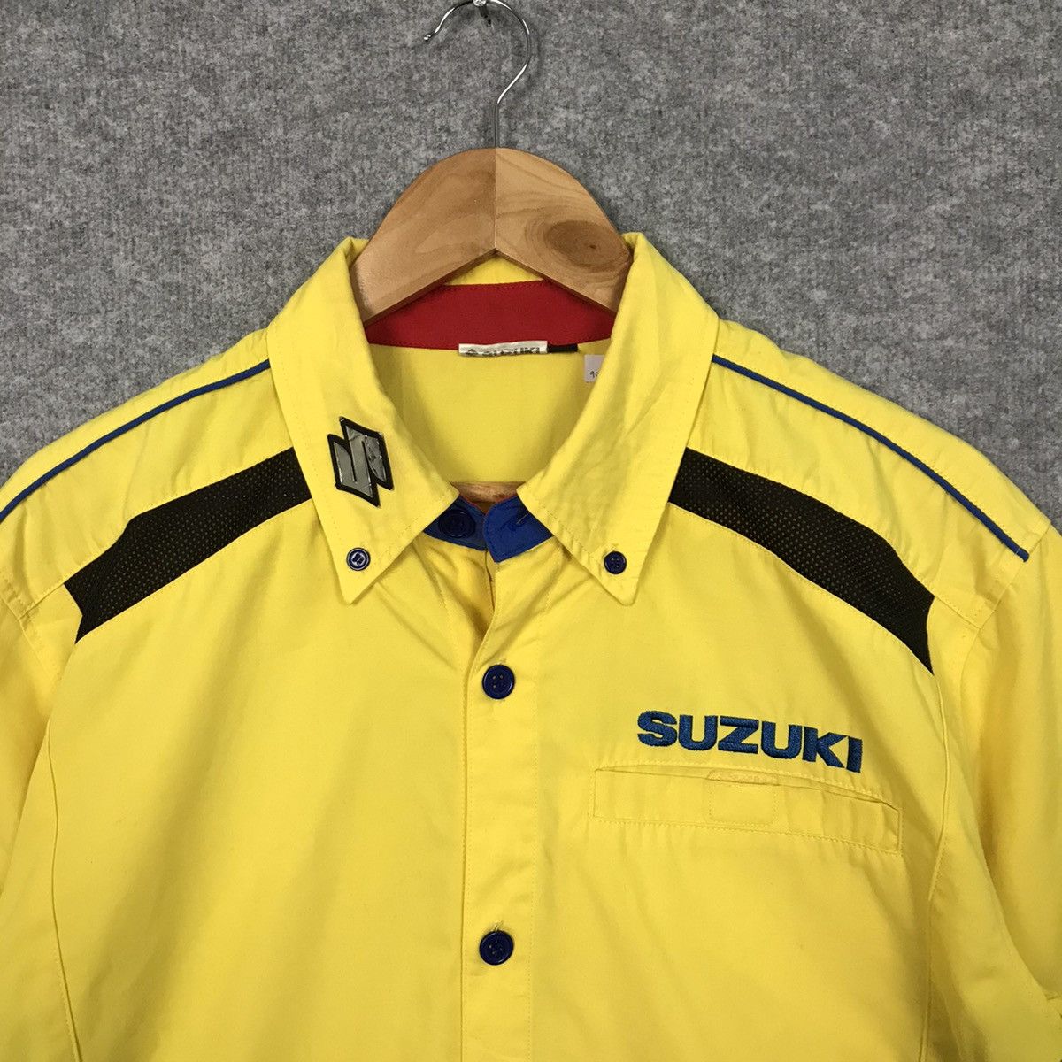 Gear for Sports VINTAGE SUZUKI TEAM SUZUKI JAPANESE BUTTON UP SHIRT Size US XL / EU 56 / 4 - 3 Thumbnail