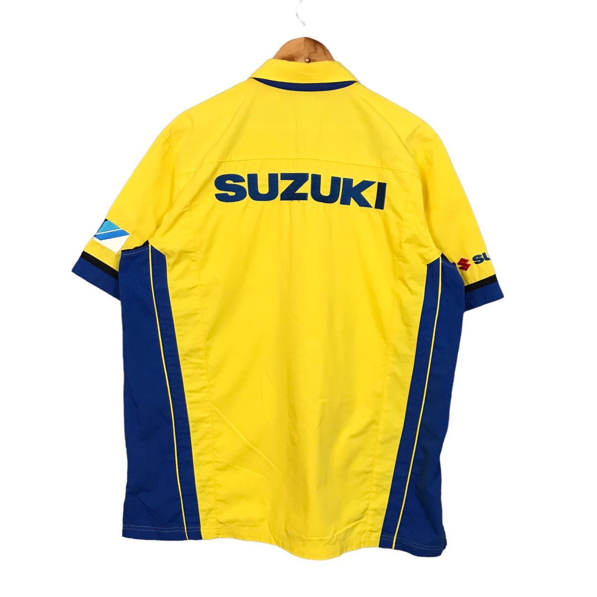 Gear for Sports VINTAGE SUZUKI TEAM SUZUKI JAPANESE BUTTON UP SHIRT Size US XL / EU 56 / 4 - 1 Thumbnail