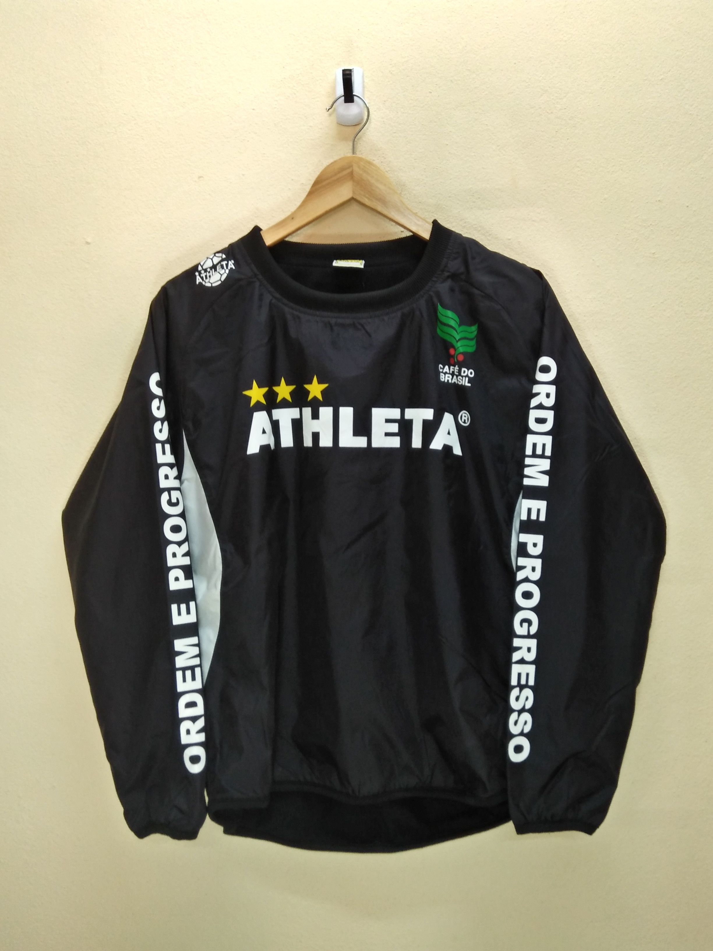 Japanese Brand ATHLETA S.A Cafe Do Brasil Spell Out Black S Sweatshirt. Size US S / EU 44-46 / 1 - 1 Thumbnail