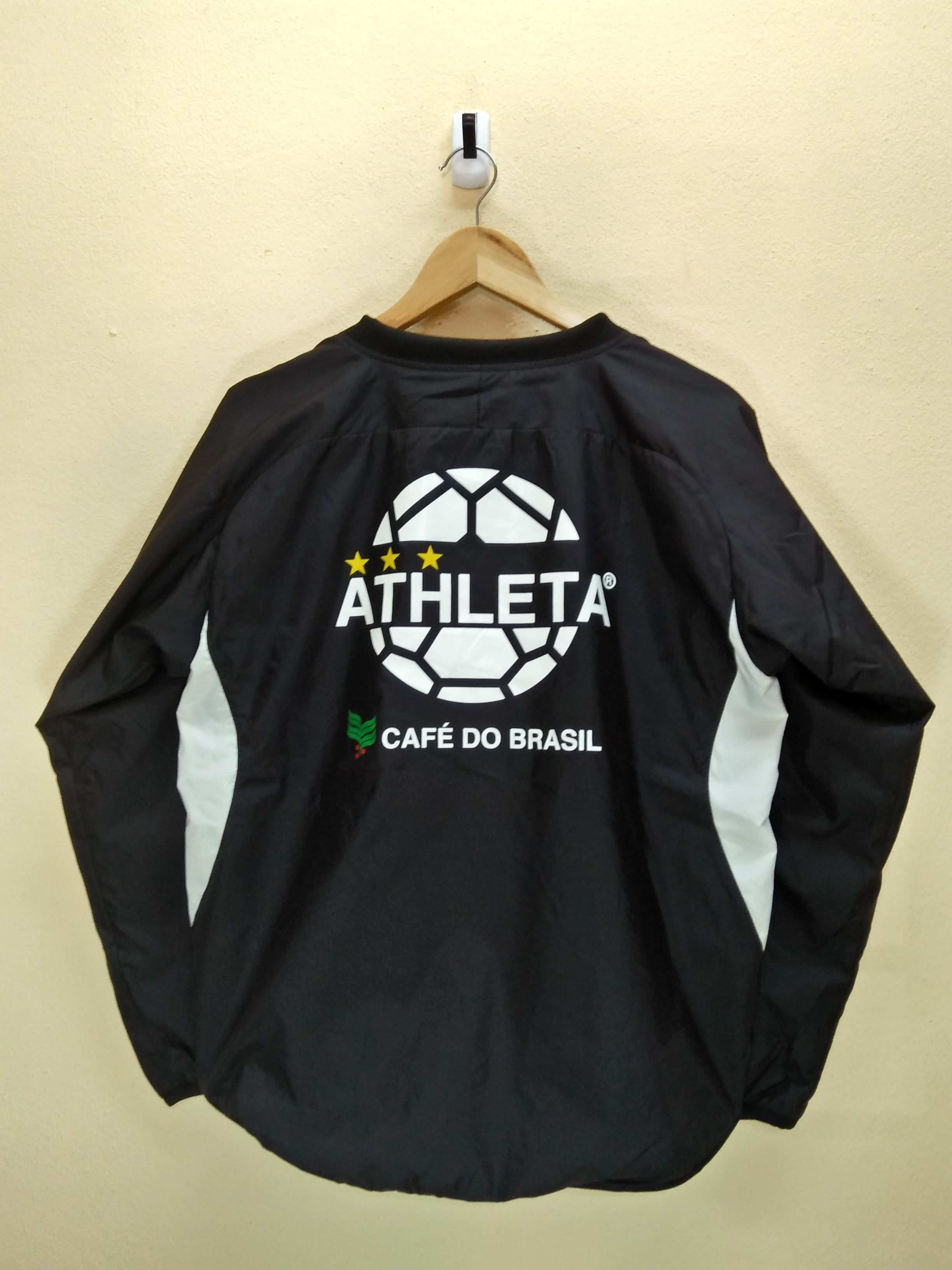 Japanese Brand ATHLETA S.A Cafe Do Brasil Spell Out Black S Sweatshirt. Size US S / EU 44-46 / 1 - 2 Thumbnail