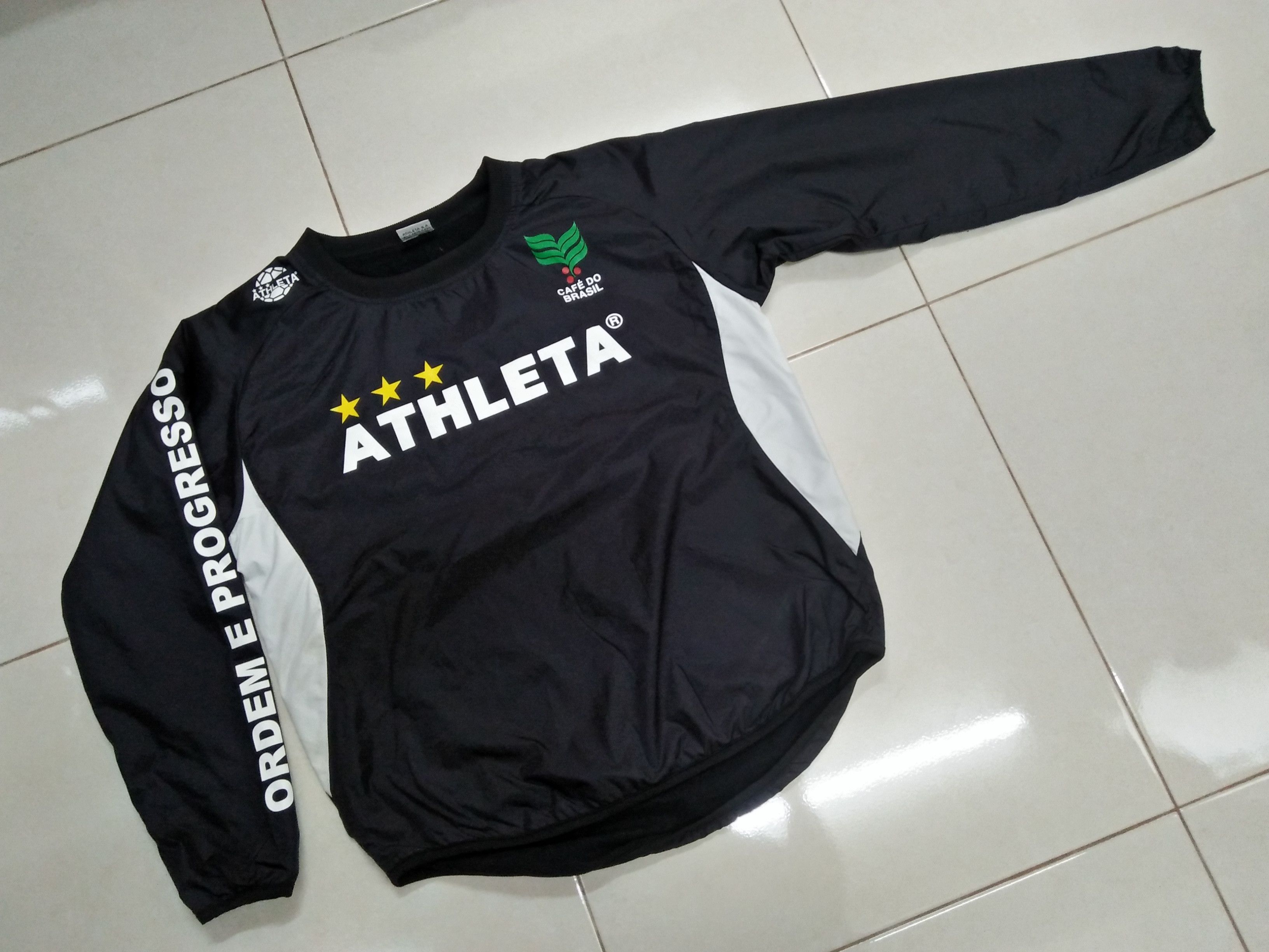 Japanese Brand ATHLETA S.A Cafe Do Brasil Spell Out Black S Sweatshirt. Size US S / EU 44-46 / 1 - 5 Thumbnail