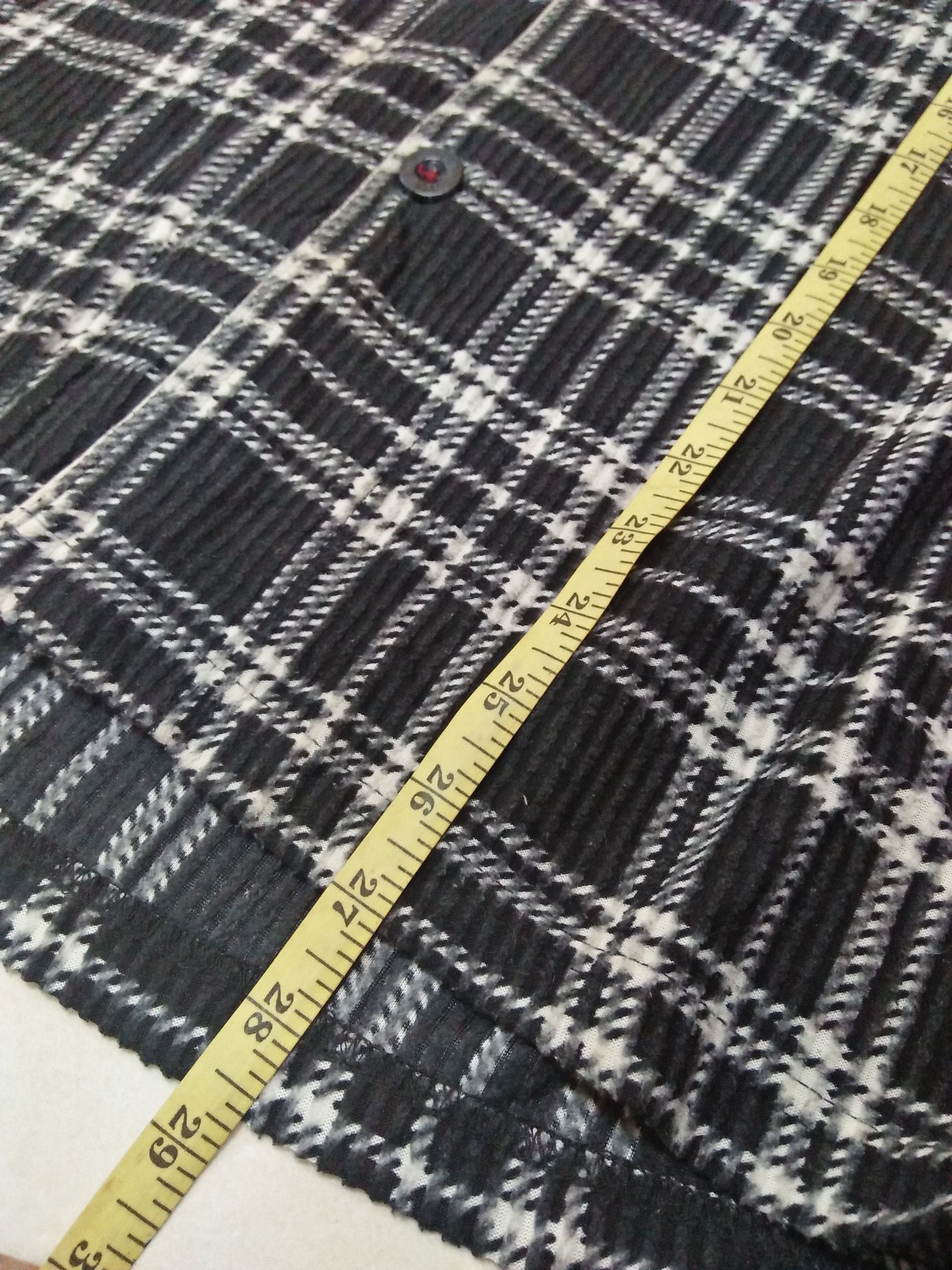 Edwin EDWIN Tartan Plaid Pattern Black White M Button Shirts. Size US S / EU 44-46 / 1 - 10 Thumbnail