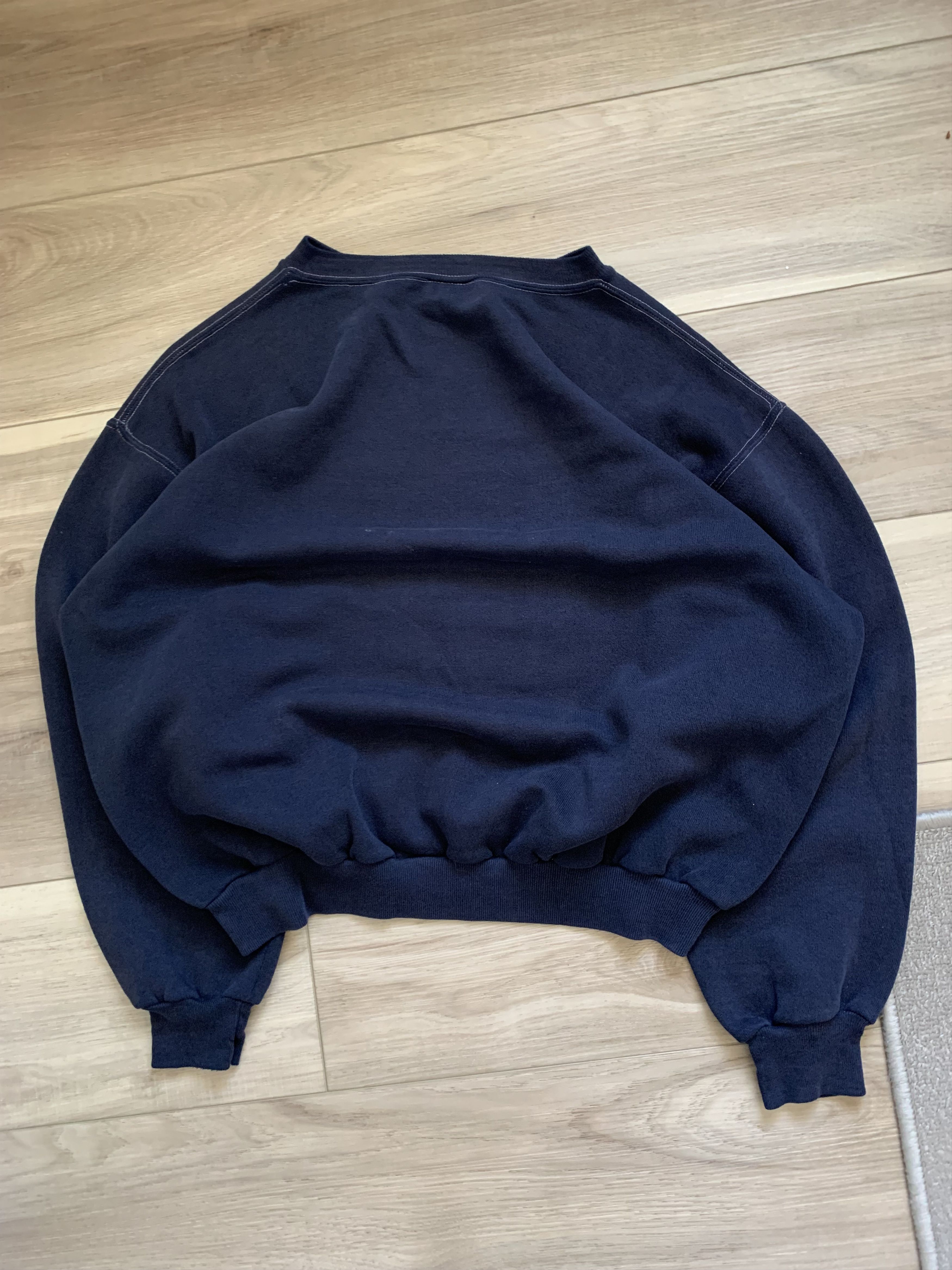 Russell Athletic 1970s RUSSELL ATHLETIC BLANK NAVY SWEATSHIRT / MADE IN USA Size US L / EU 52-54 / 3 - 3 Thumbnail