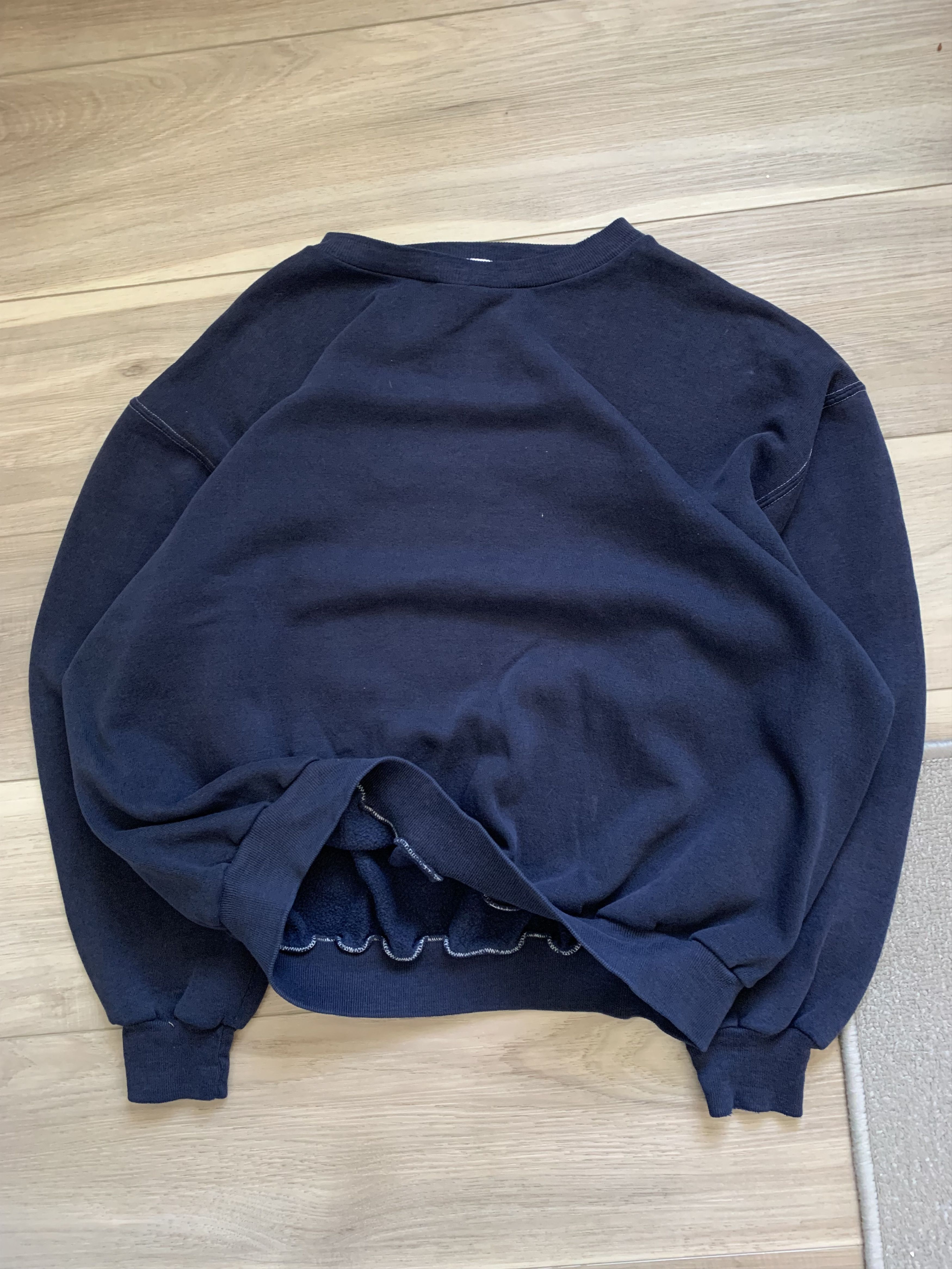 Russell Athletic 1970s RUSSELL ATHLETIC BLANK NAVY SWEATSHIRT / MADE IN USA Size US L / EU 52-54 / 3 - 1 Thumbnail