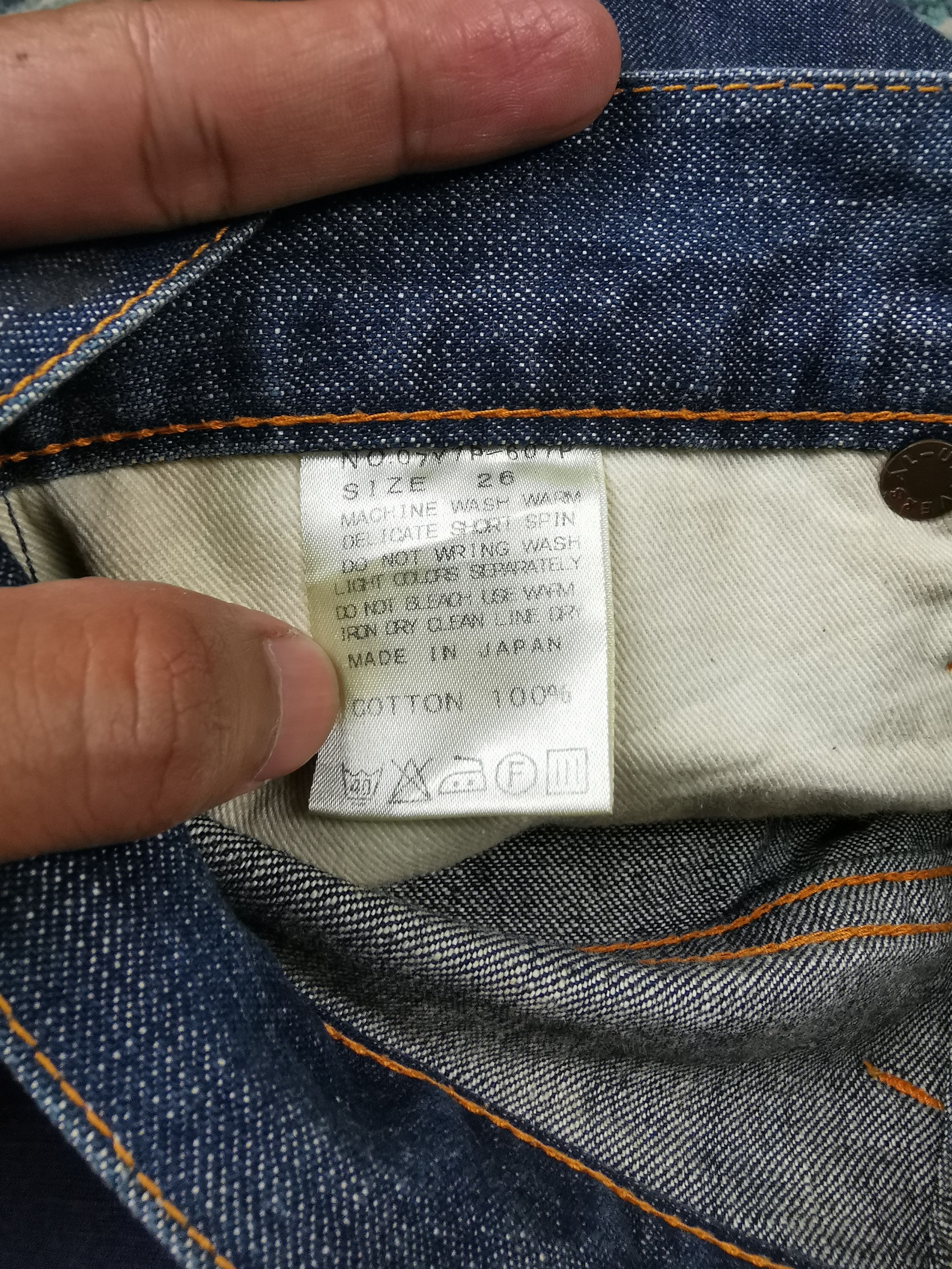 Beauty Beast × Final Home × Japanese Brand Japanese Brand Yen Jeans Painted Daicock Inspired Evisu Size US 26 / EU 42 - 13 Thumbnail