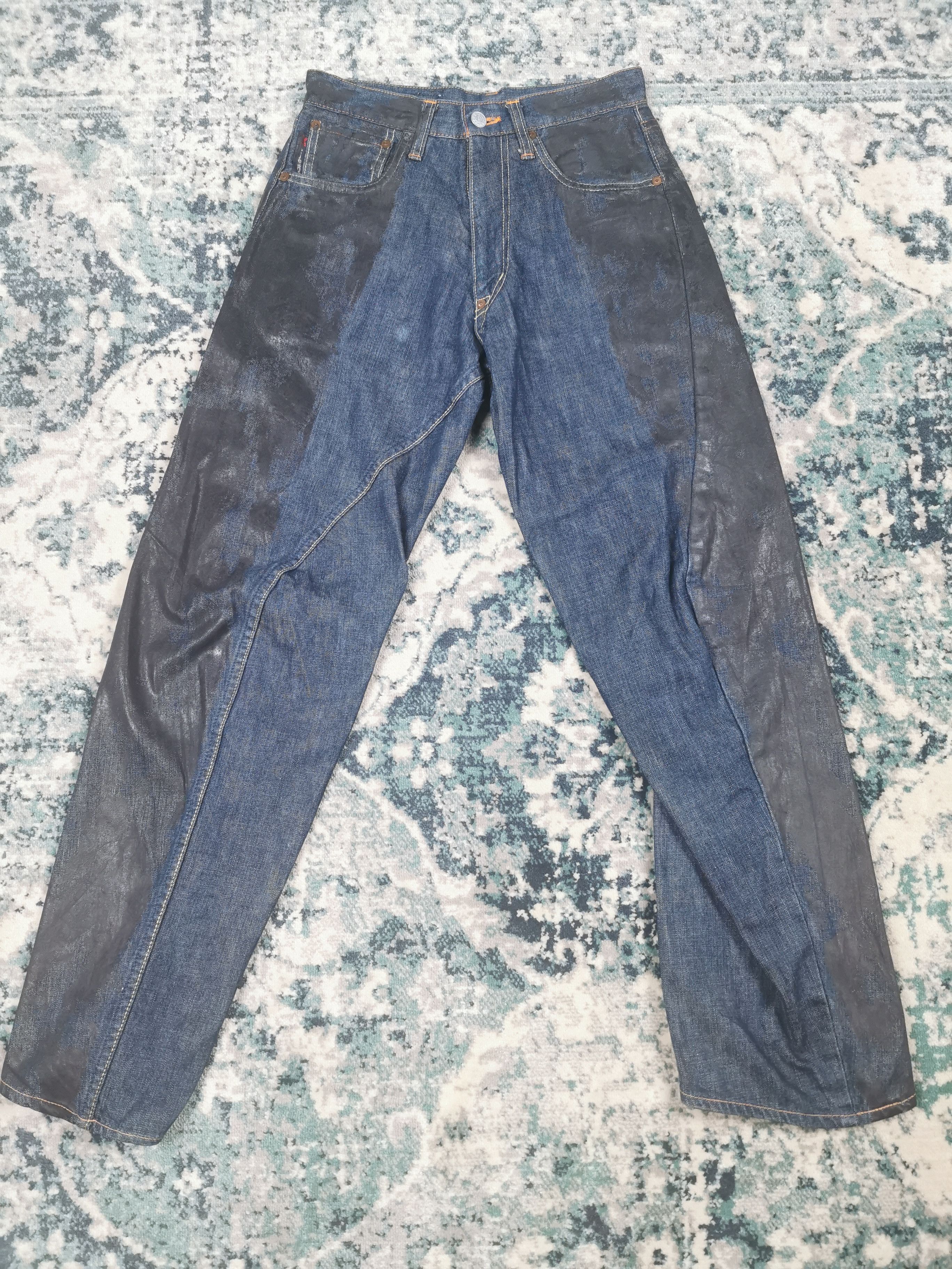 Beauty Beast × Final Home × Japanese Brand Japanese Brand Yen Jeans Painted Daicock Inspired Evisu Size US 26 / EU 42 - 2 Thumbnail