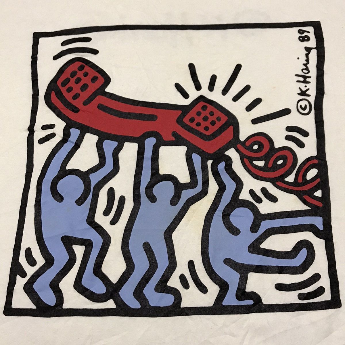Keith Haring Keith Haring Biglogo tshirt Size US XL / EU 56 / 4 - 5 Thumbnail