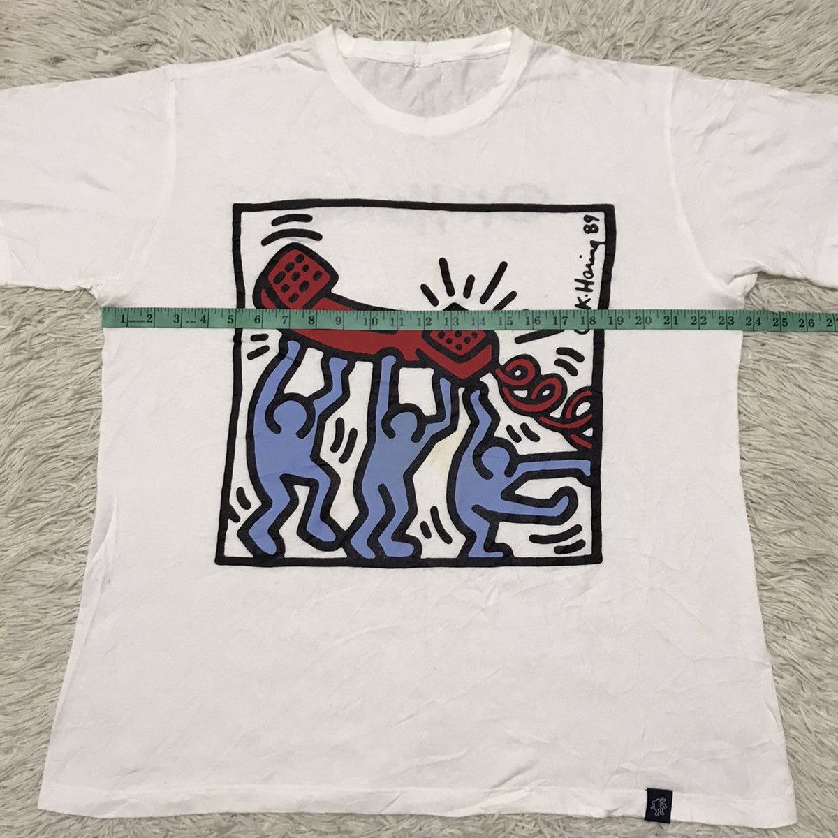 Keith Haring Keith Haring Biglogo tshirt Size US XL / EU 56 / 4 - 8 Thumbnail