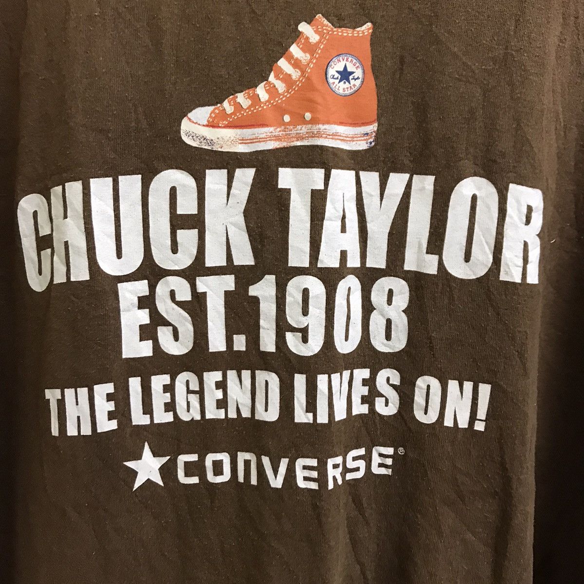 Converse Vintage 90s converse chuck taylor big logo shirt Size US XL / EU 56 / 4 - 9 Thumbnail