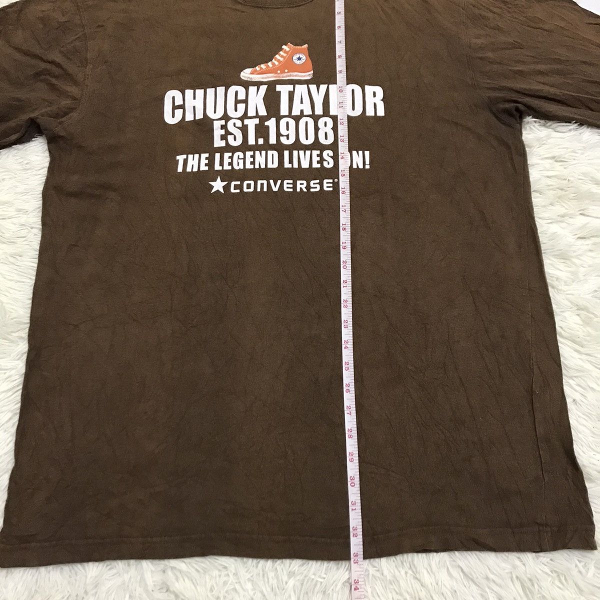 Converse Vintage 90s converse chuck taylor big logo shirt Size US XL / EU 56 / 4 - 12 Thumbnail