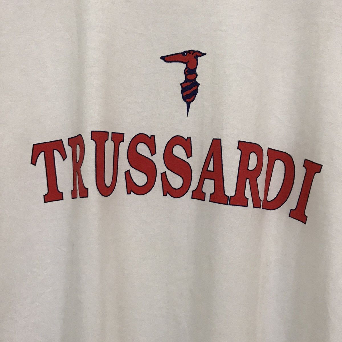 Trussardi Vintage Trussardi Big Logo Designer Tshirt Tee Size US M / EU 48-50 / 2 - 4 Thumbnail