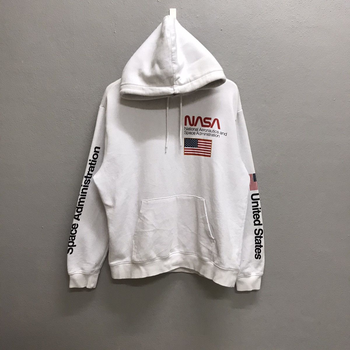Divided NASA United State H&M Pullover Hoodie Size US L / EU 52-54 / 3 - 3 Thumbnail