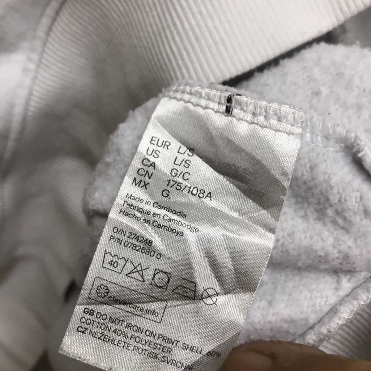 Divided NASA United State H&M Pullover Hoodie Size US L / EU 52-54 / 3 - 10 Thumbnail