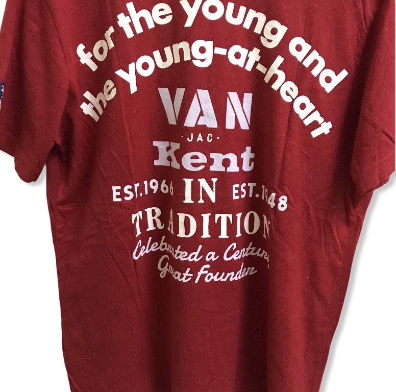 Japanese Brand Van jac x kent colab tee Size US S / EU 44-46 / 1 - 3 Thumbnail
