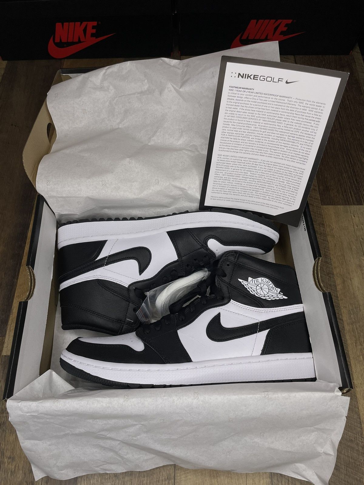 Jordan Brand Air Jordan 1 high Retro Og Golf 2023 Size US 10 / EU 43 - 7 Thumbnail
