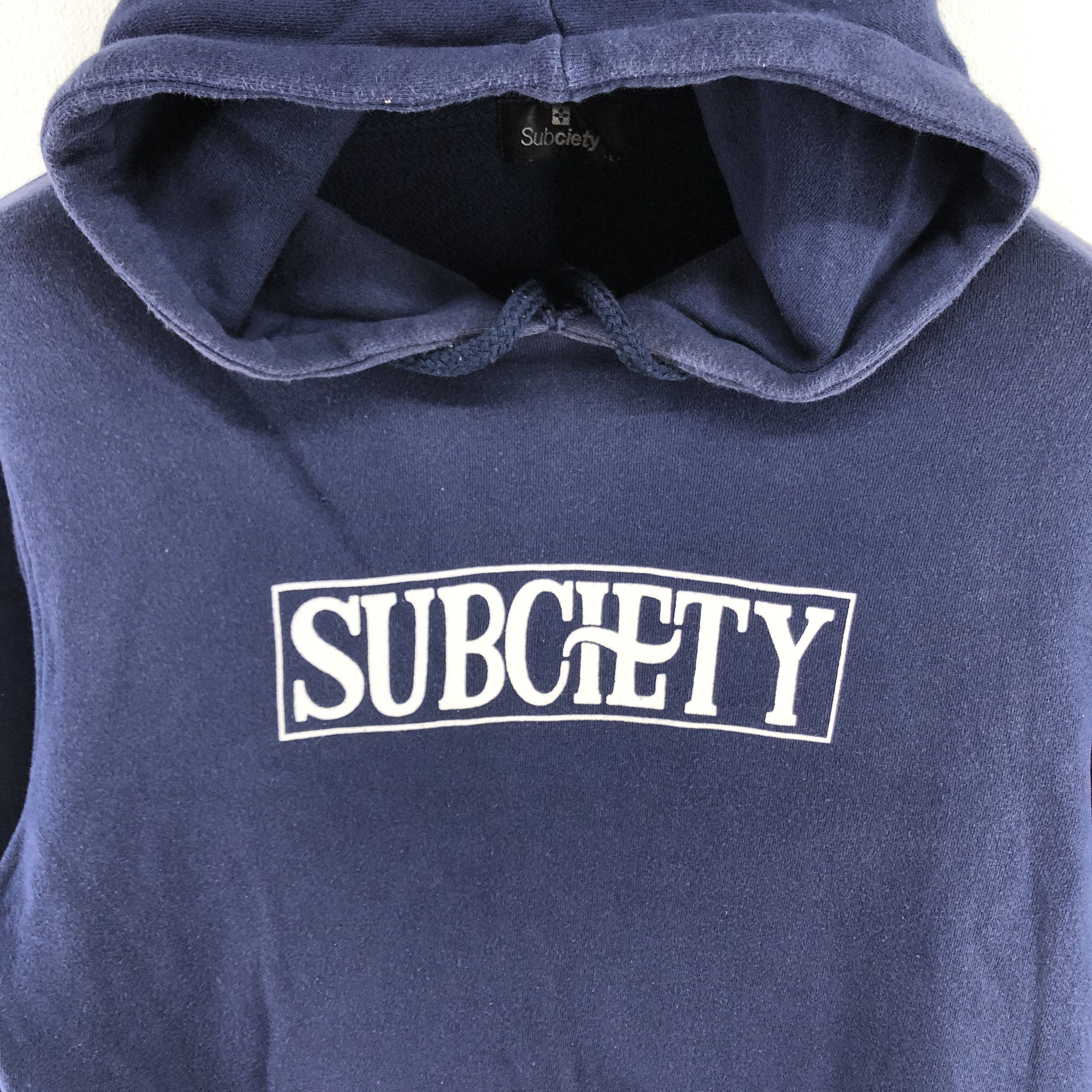 Japanese Brand SUBCIETY Hoodie Pullover #2664-95 Size US S / EU 44-46 / 1 - 2 Thumbnail