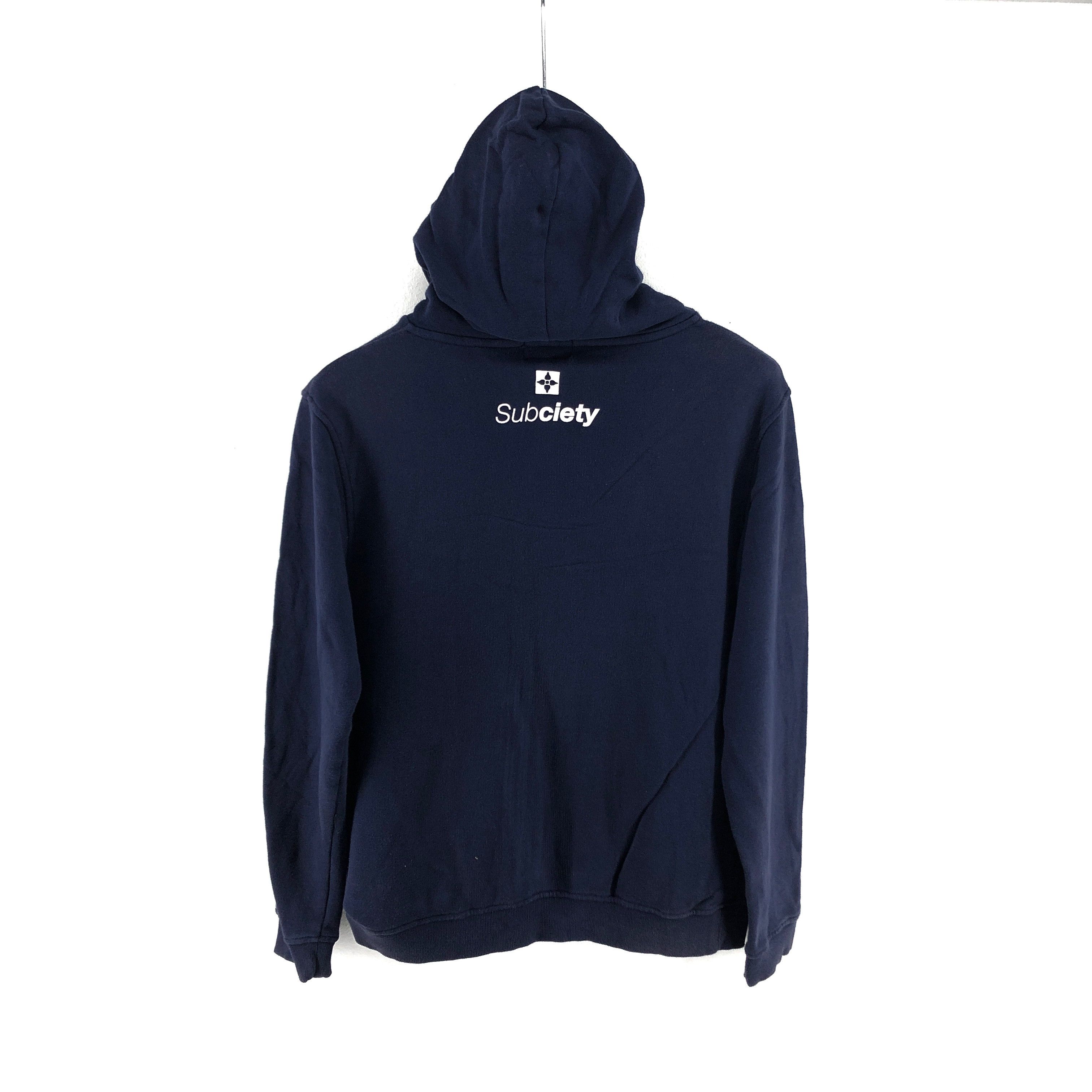 Japanese Brand SUBCIETY Hoodie Pullover #2664-95 Size US S / EU 44-46 / 1 - 7 Thumbnail