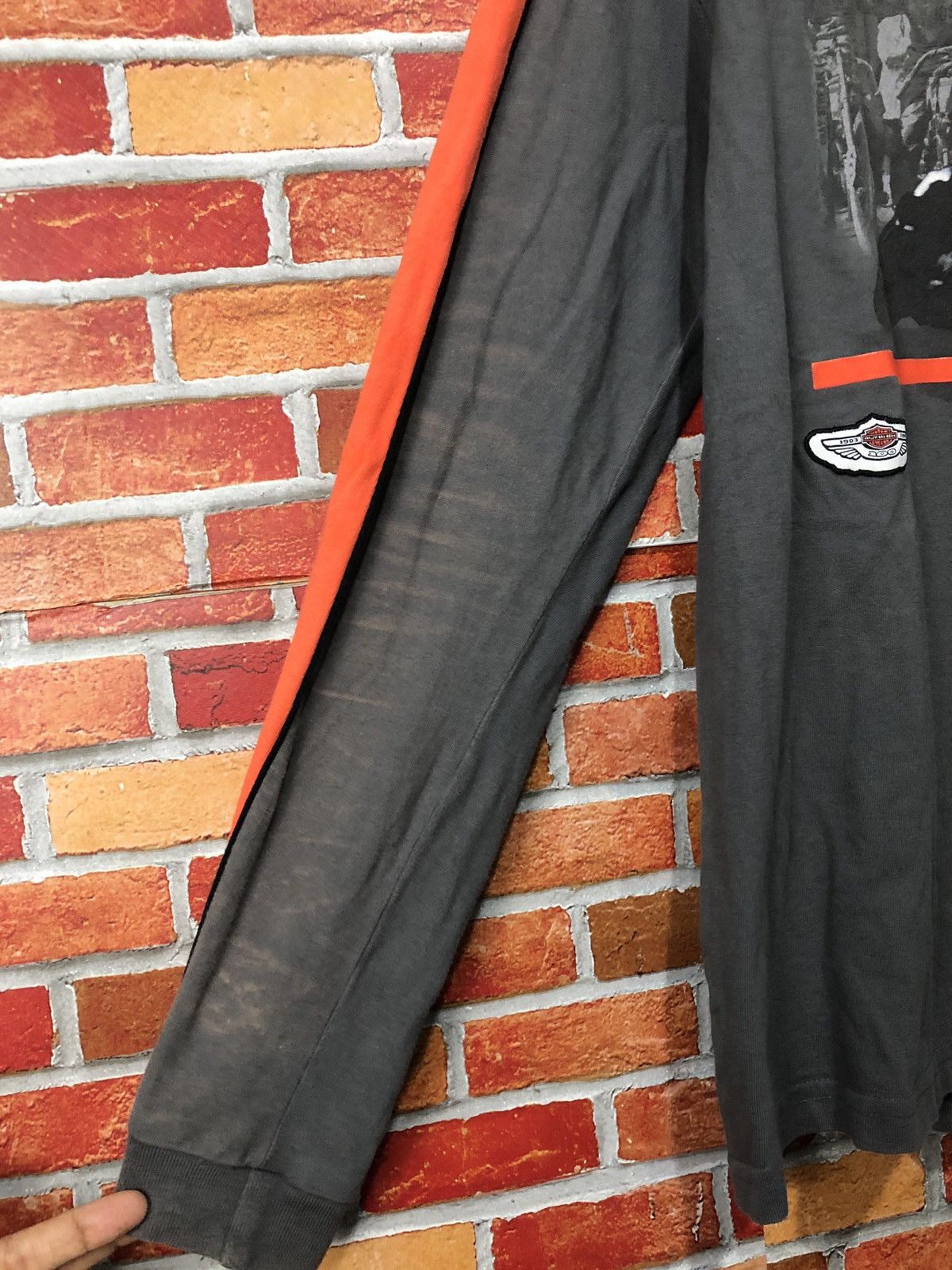 Vintage Vintage Harley Davidson Long Sleeve T-Shirt Size US M / EU 48-50 / 2 - 4 Thumbnail