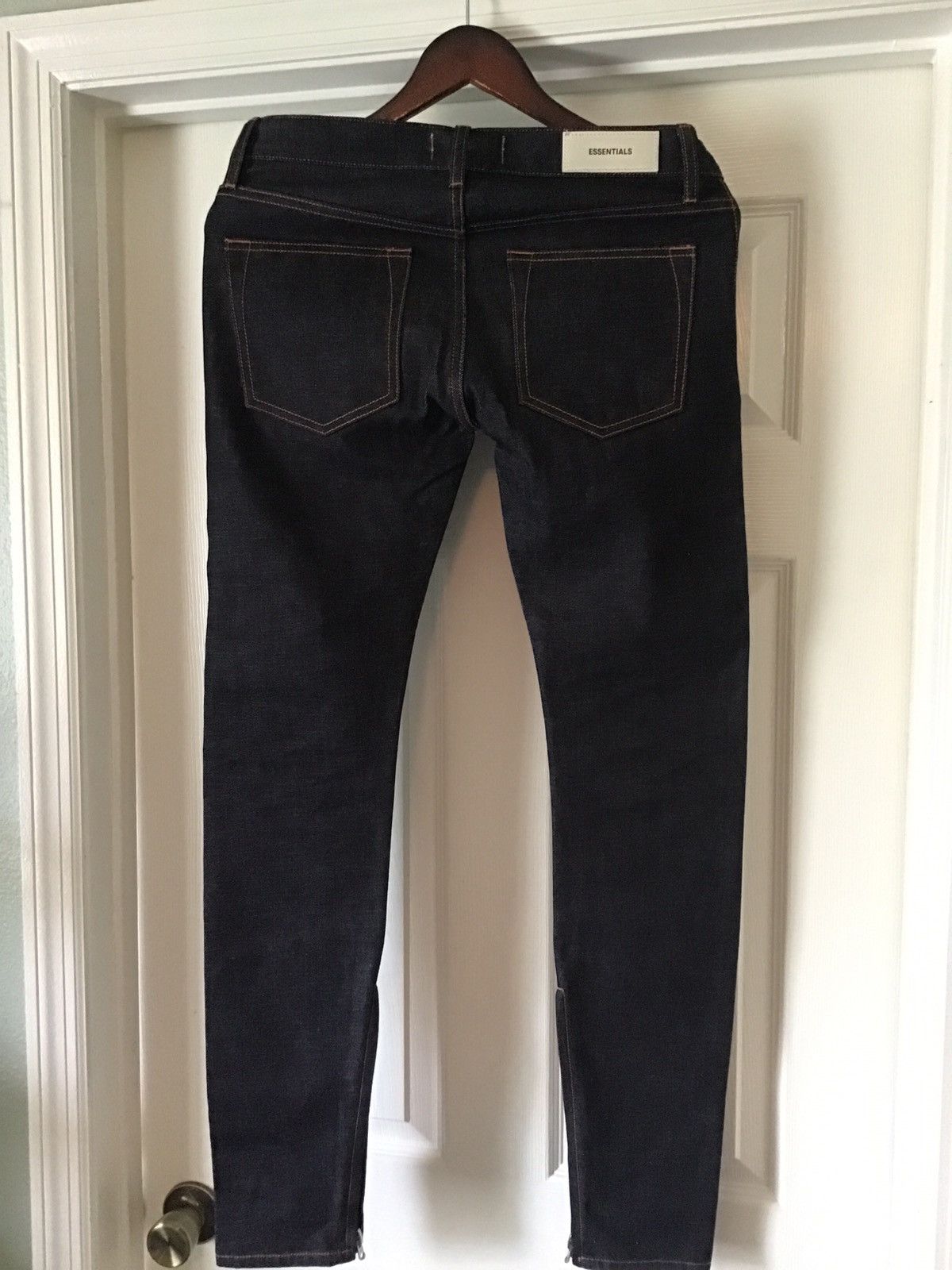 Fear of God ESSENTIALS Fear of God Raw Japanese denim jean (sz 28) Size US 28 / EU 44 - 5 Thumbnail