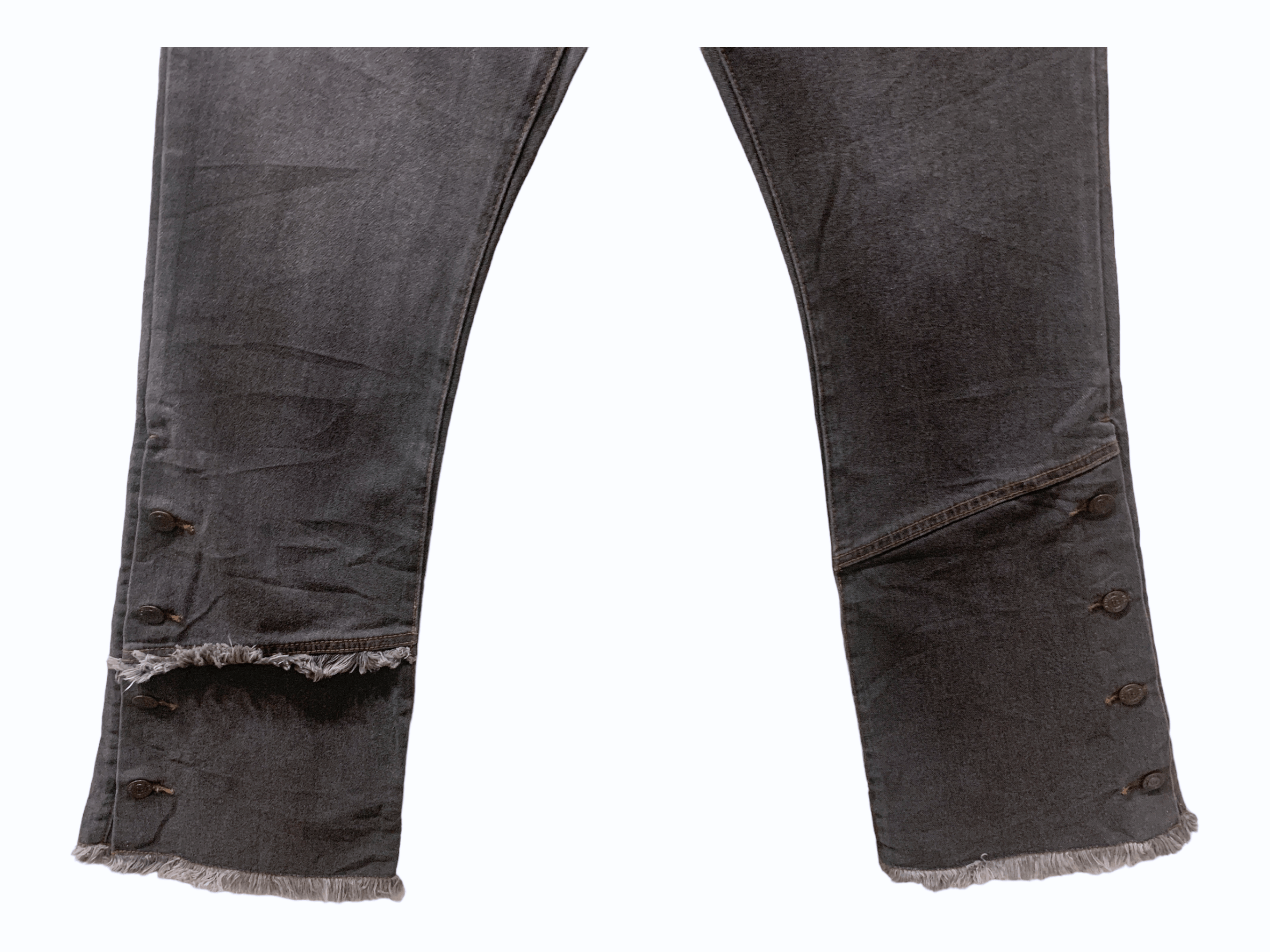 Kansai Yamamoto Kansai Yamamoto Bootcut Distressed Jeans Japanese Designer Size US 28 / EU 44 - 5 Thumbnail