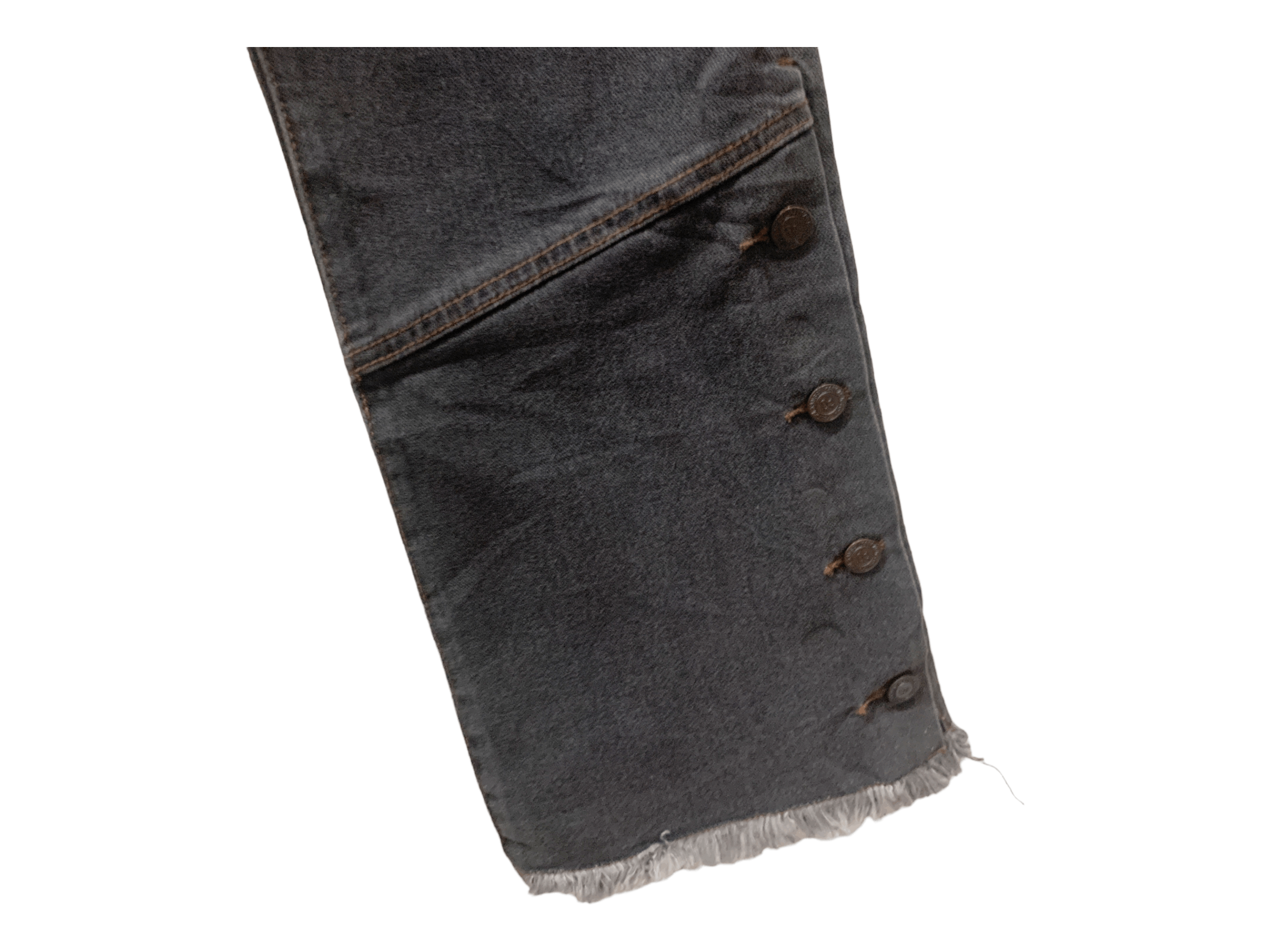 Kansai Yamamoto Kansai Yamamoto Bootcut Distressed Jeans Japanese Designer Size US 28 / EU 44 - 12 Thumbnail