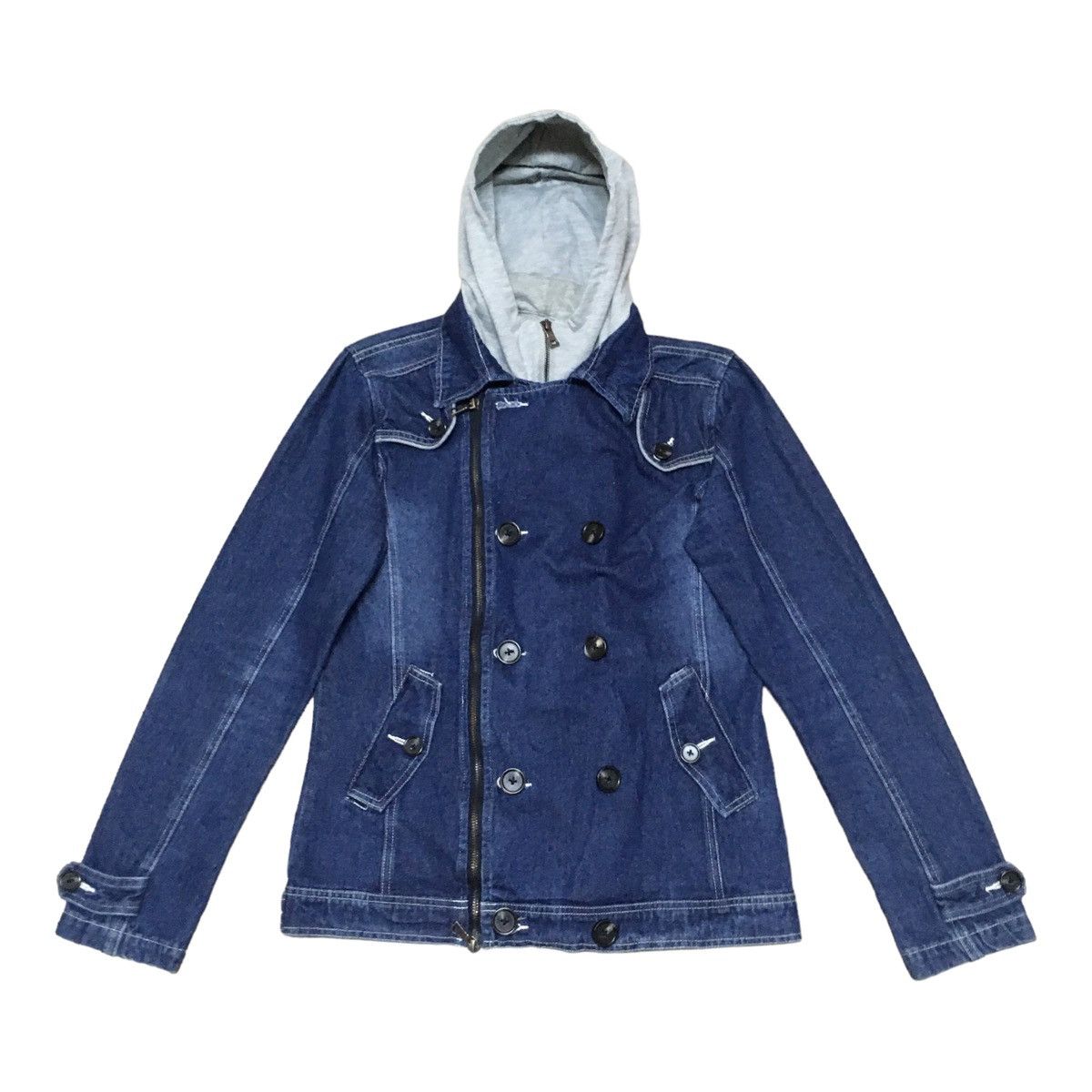 14th Addiction × Le Grande Bleu (L.G.B.) × semanticdesign Rare Design Vintage Brand Semantic Design Denim Jacket 1990s Size US M / EU 48-50 / 2 - 2 Thumbnail