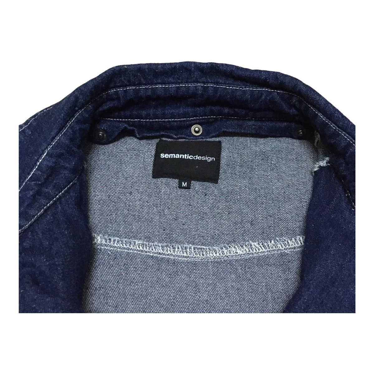 14th Addiction × Le Grande Bleu (L.G.B.) × semanticdesign Rare Design Vintage Brand Semantic Design Denim Jacket 1990s Size US M / EU 48-50 / 2 - 9 Thumbnail