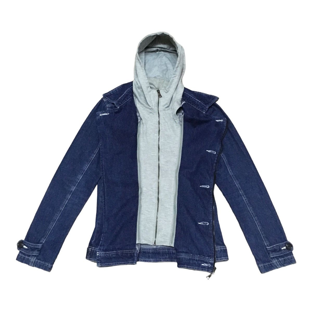 14th Addiction × Le Grande Bleu (L.G.B.) × semanticdesign Rare Design Vintage Brand Semantic Design Denim Jacket 1990s Size US M / EU 48-50 / 2 - 4 Thumbnail