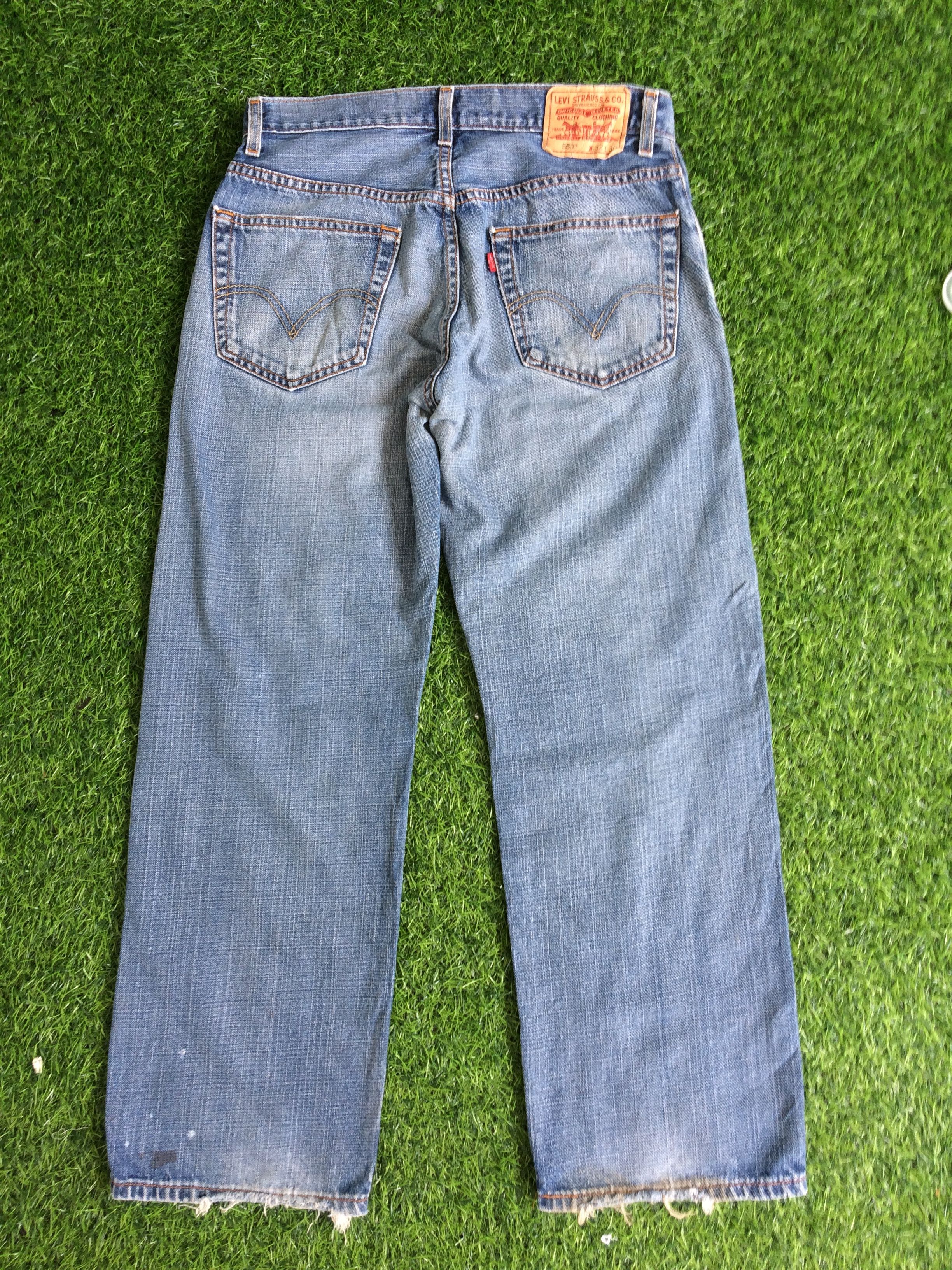 Levi's × Vintage Vintage Distressed Levi's 559 Jeans #B-034 Size US 31 - 2 Thumbnail