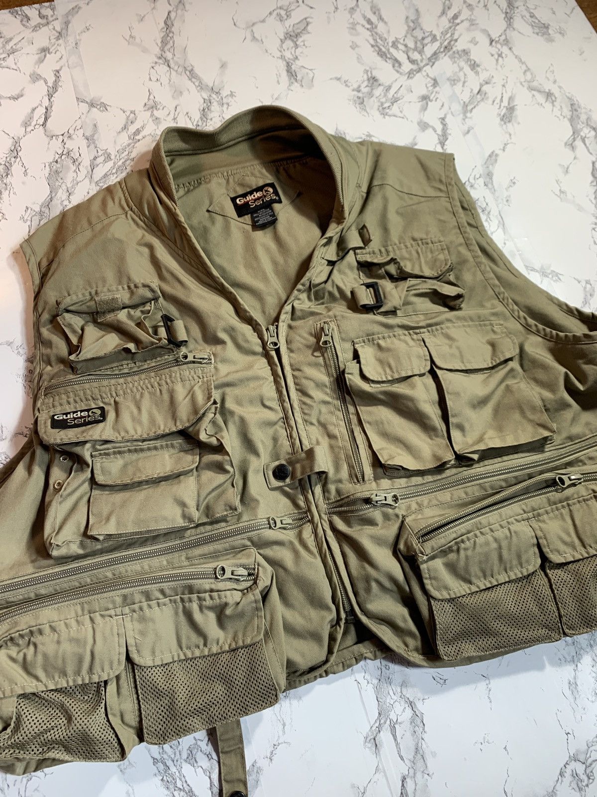 Japanese Brand Cargo Tactical Vest Pockets Tan Size US XXL / EU 58 / 5 - 2 Thumbnail