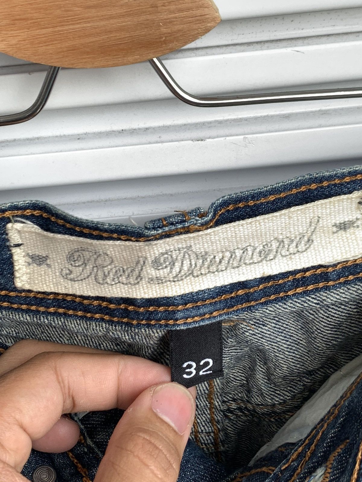 20471120 Red Diamond Gangs of Apocalypse Punk Printed Denim Pants Size US 32 / EU 48 - 11 Thumbnail