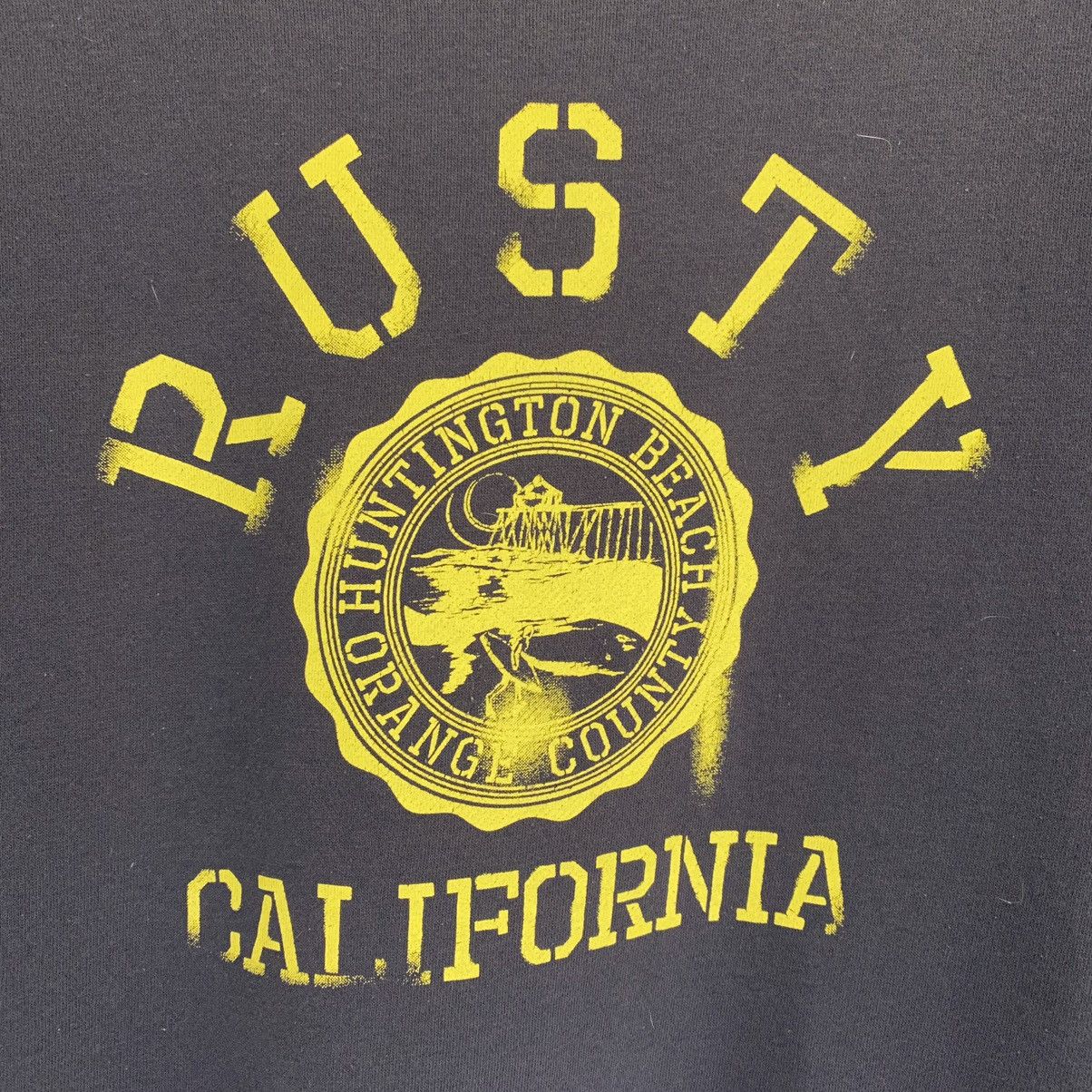 Rusty × Vintage Rusty Surf Big Logo Crewneck Sweatshirt Size M Size US M / EU 48-50 / 2 - 3 Thumbnail
