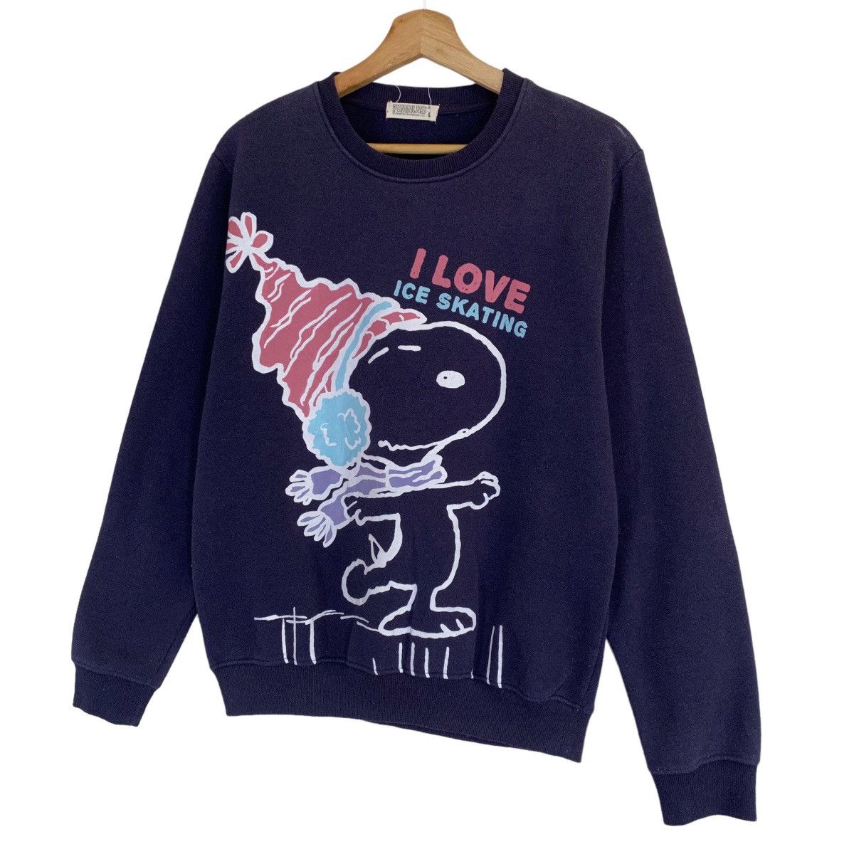 Peanuts × Vintage Vintage 90s Peanuts Big Logo Crewneck Sweatshirt Size M Size US M / EU 48-50 / 2 - 3 Thumbnail