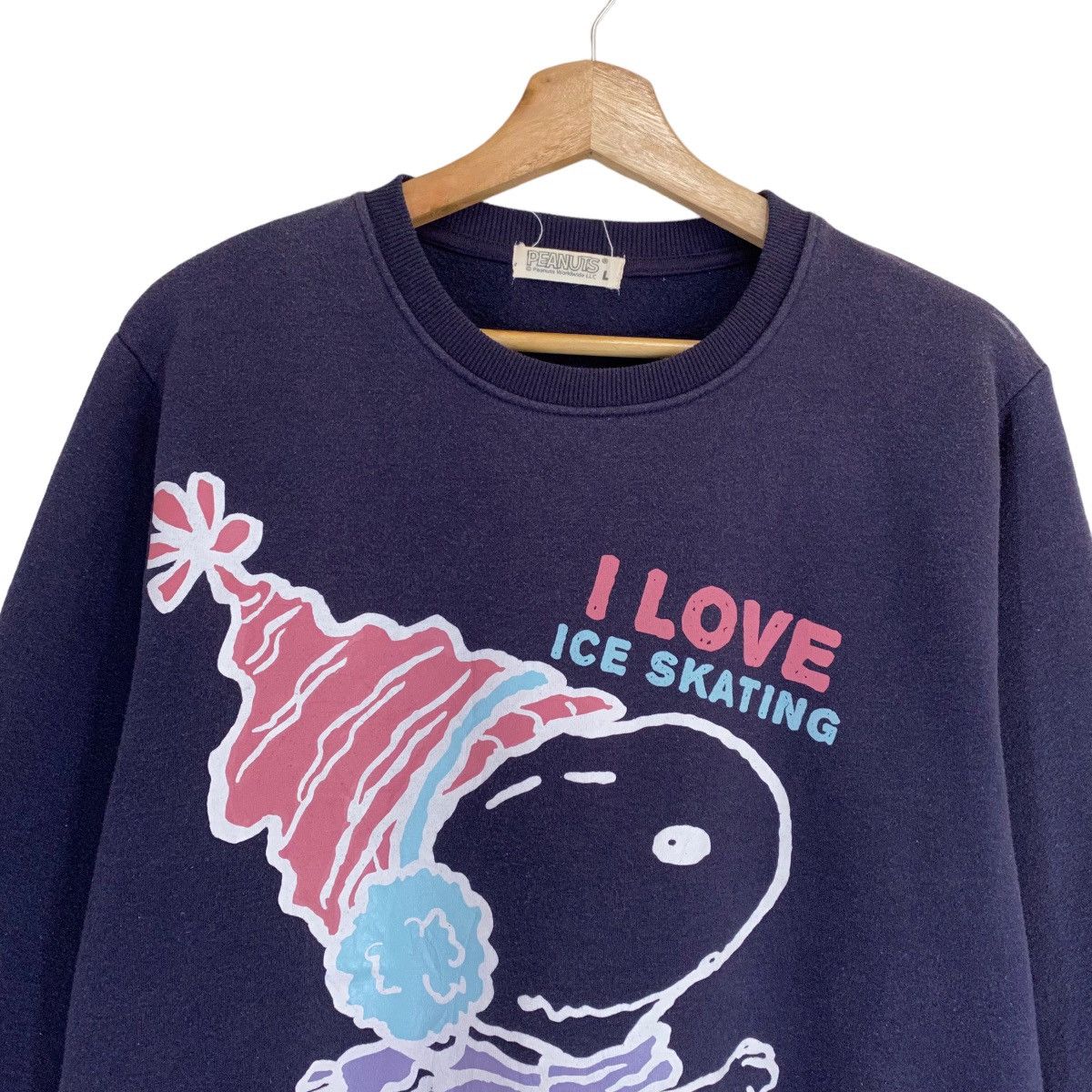 Peanuts × Vintage Vintage 90s Peanuts Big Logo Crewneck Sweatshirt Size M Size US M / EU 48-50 / 2 - 4 Thumbnail