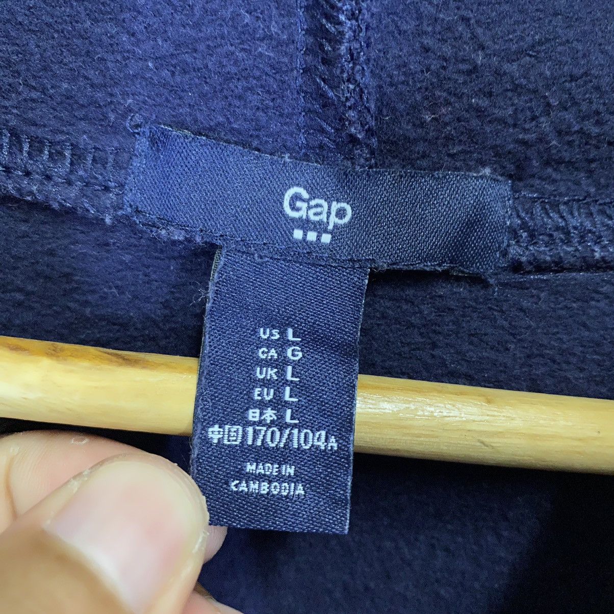 Gap × Vintage Vintage GAP Big Logo Crewneck Hoodies Size S Size US S / EU 44-46 / 1 - 8 Thumbnail