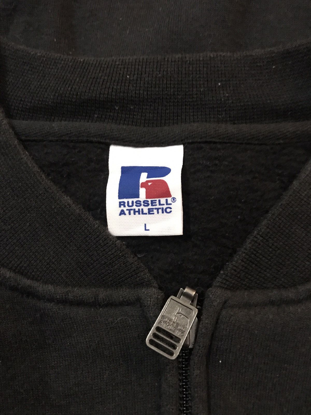 Russell Athletic × Vintage Zipper Sweatshirt Russell Athletic Size US L / EU 52-54 / 3 - 3 Thumbnail