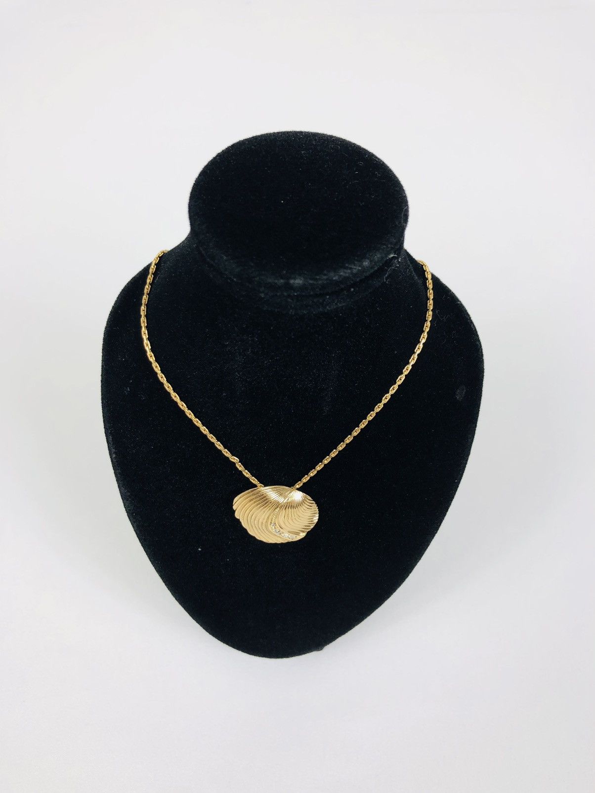 Dior encrusted pendent necklace