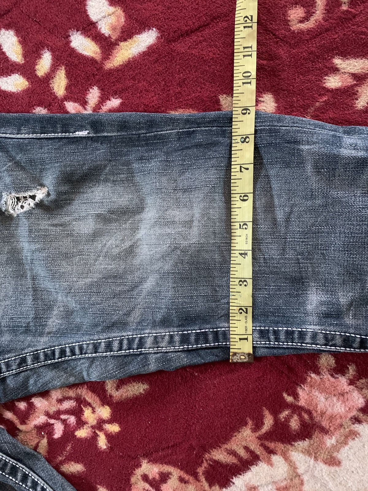 If Six Was Nine × Japanese Brand True Religion Distressed Denim Size US 30 / EU 46 - 10 Thumbnail