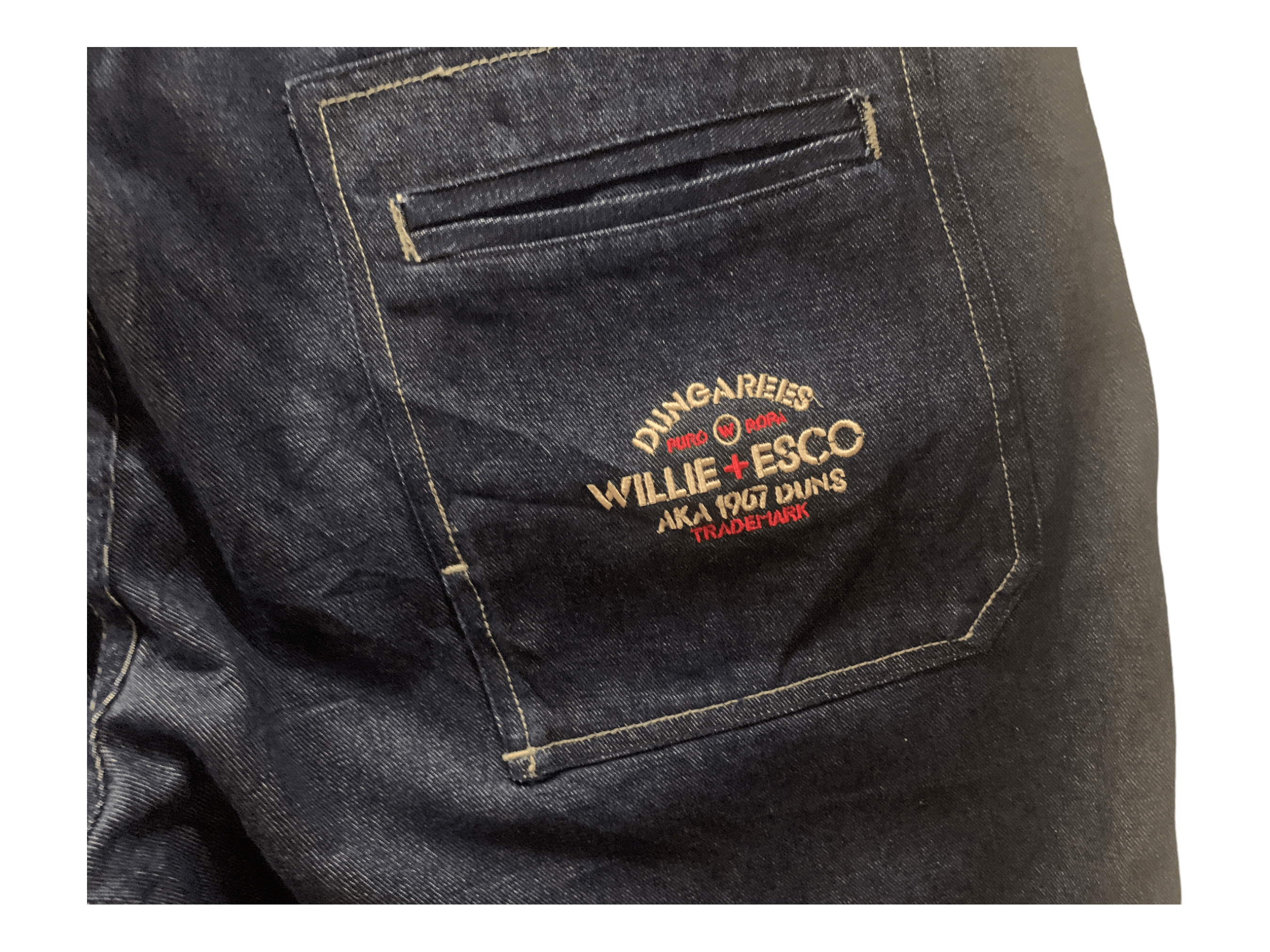 Japanese Brand Willie Esco Baggy Baker Pocket Denim Jeans Hip Hop Jeans Size US 36 / EU 52 - 8 Thumbnail