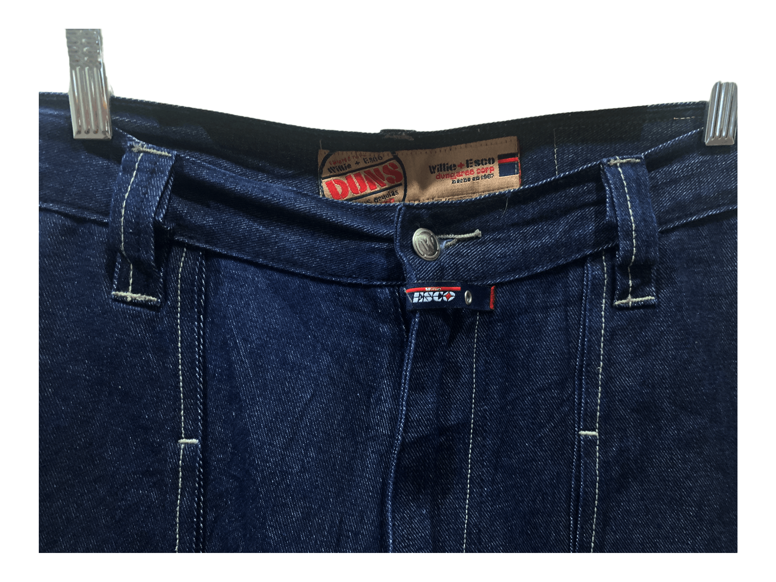 Japanese Brand Willie Esco Baggy Baker Pocket Denim Jeans Hip Hop Jeans Size US 36 / EU 52 - 10 Thumbnail