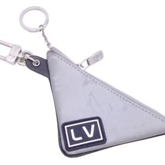 Louis Vuitton Kusama Red Leather Monogram Empreinte Key Pouch 5LK0216